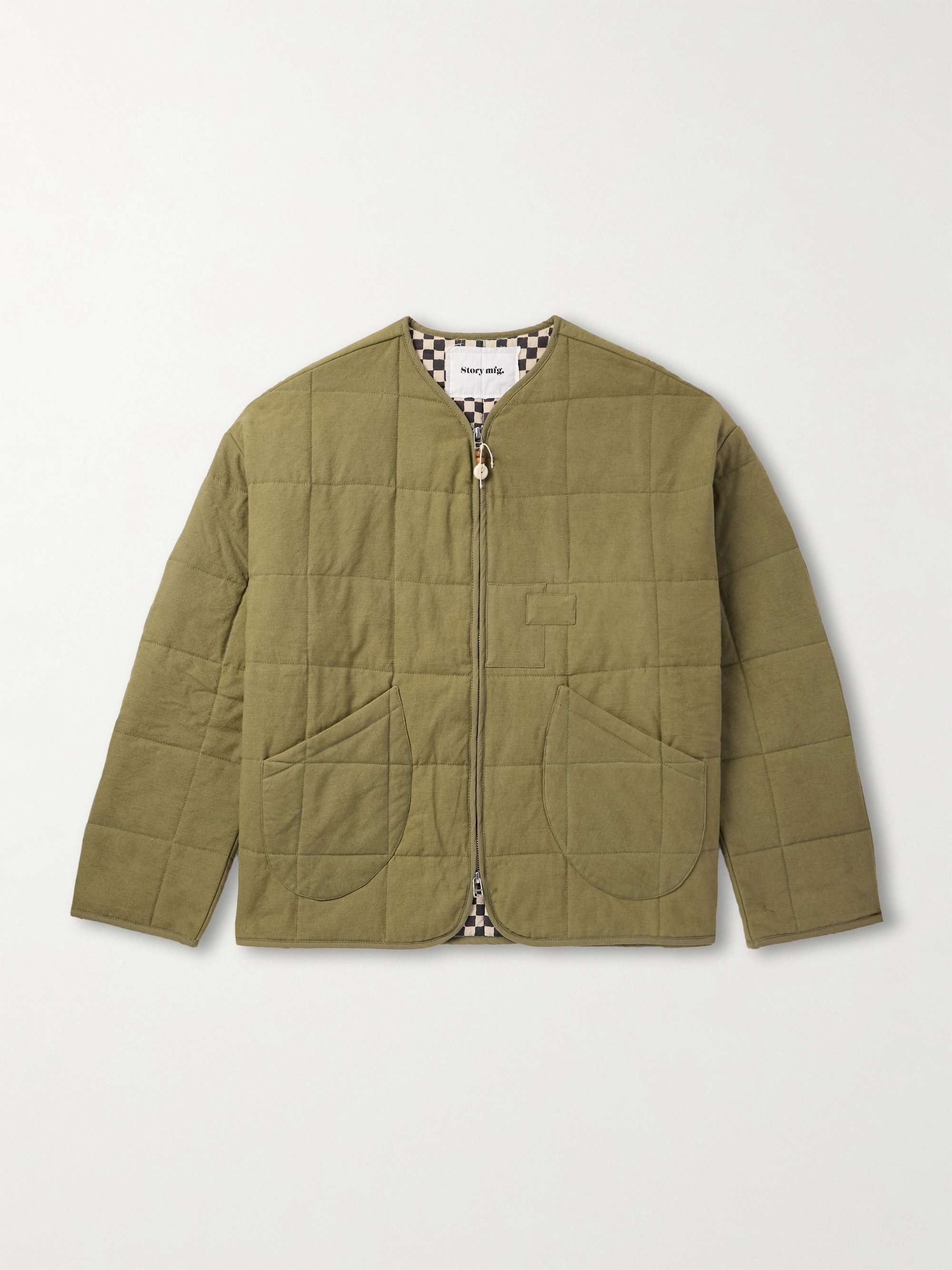 Tellus Quilted Organic Cotton Jacket hero visual