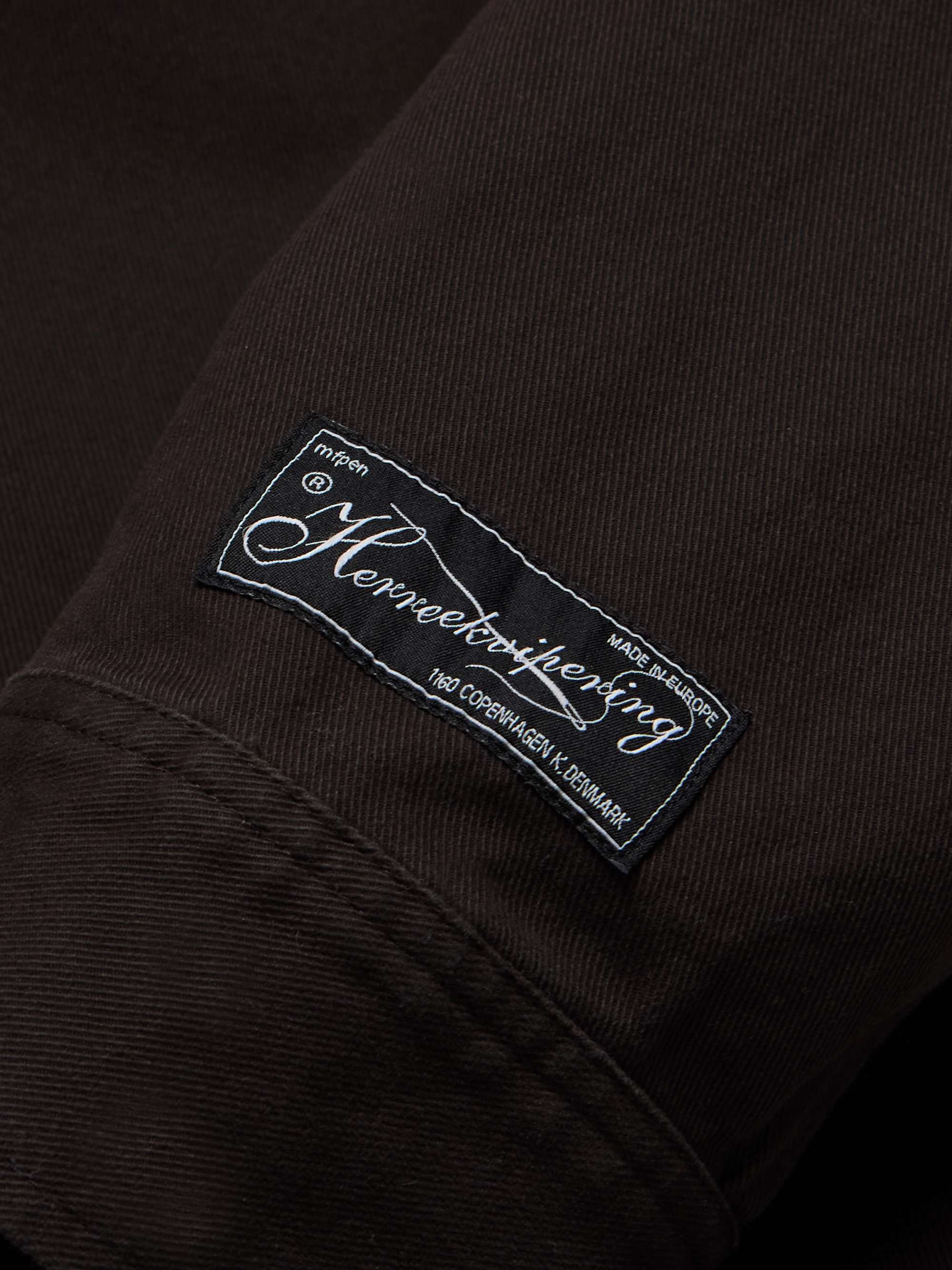 Work Logo-Appliquéd Cotton-Blend Twill Jacket view