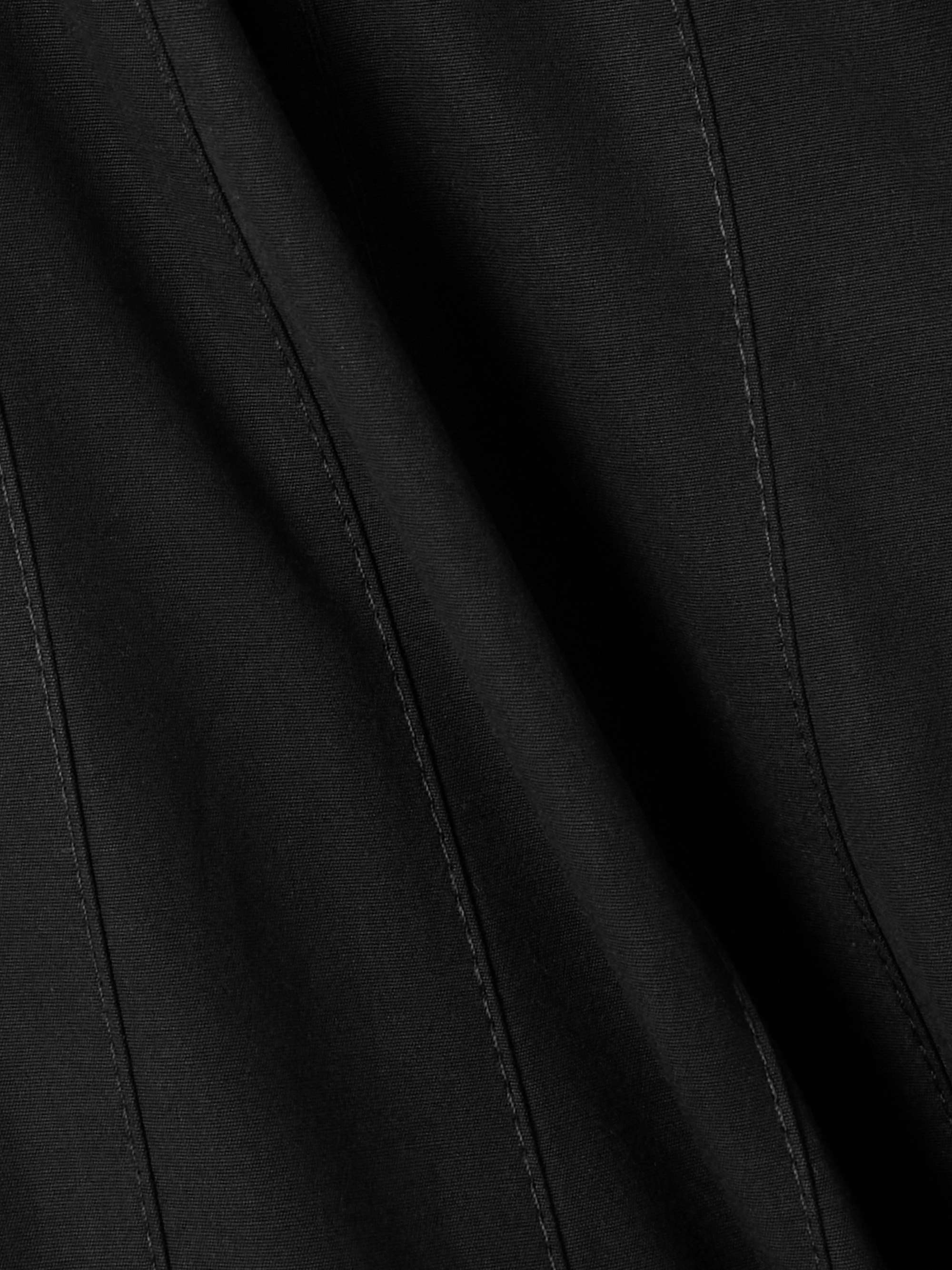 Agave pleated paneled cotton-poplin midi dress view
