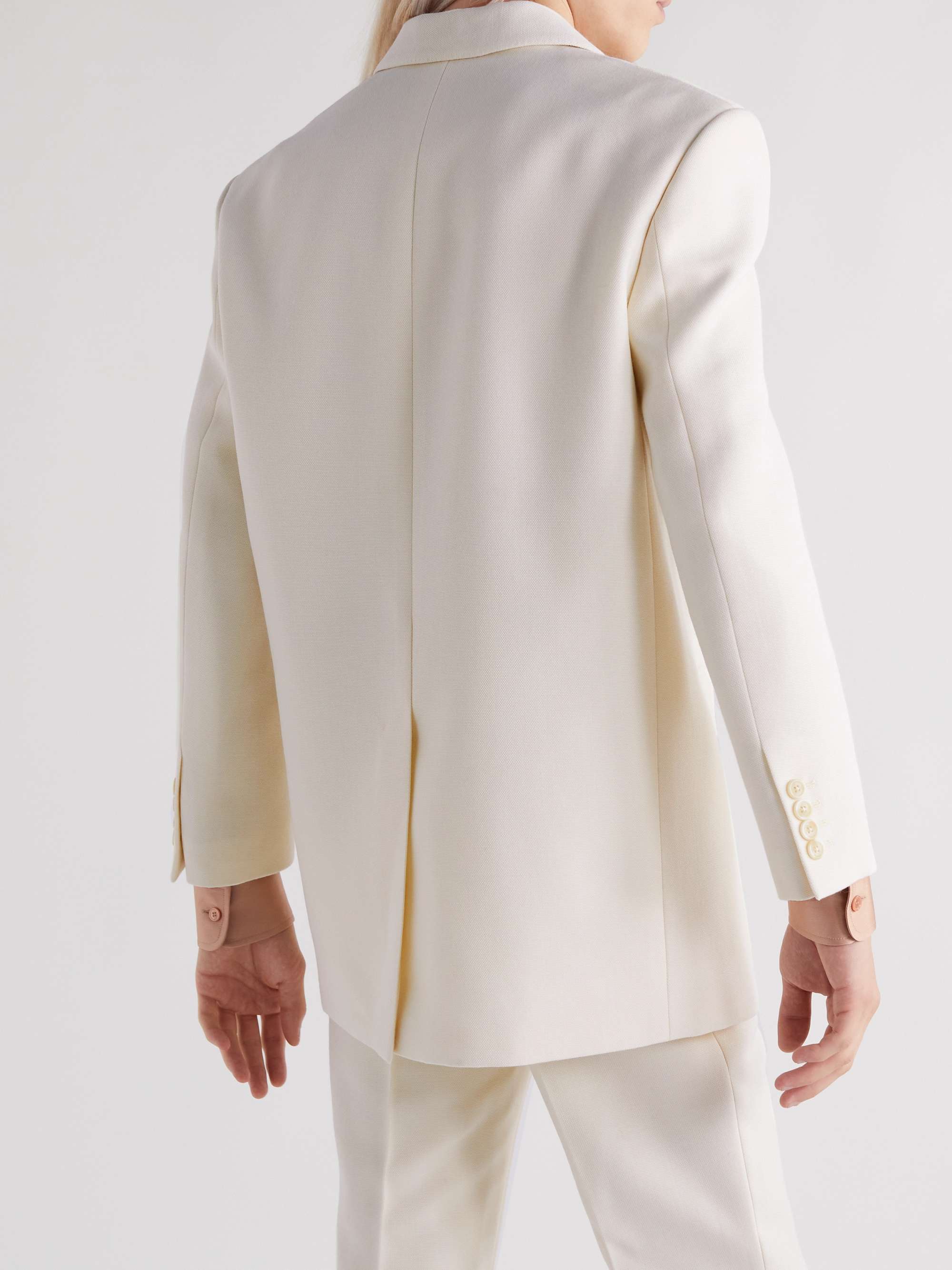 Shawl-Collar Wool and Mohair-Blend Suit Jacket view
