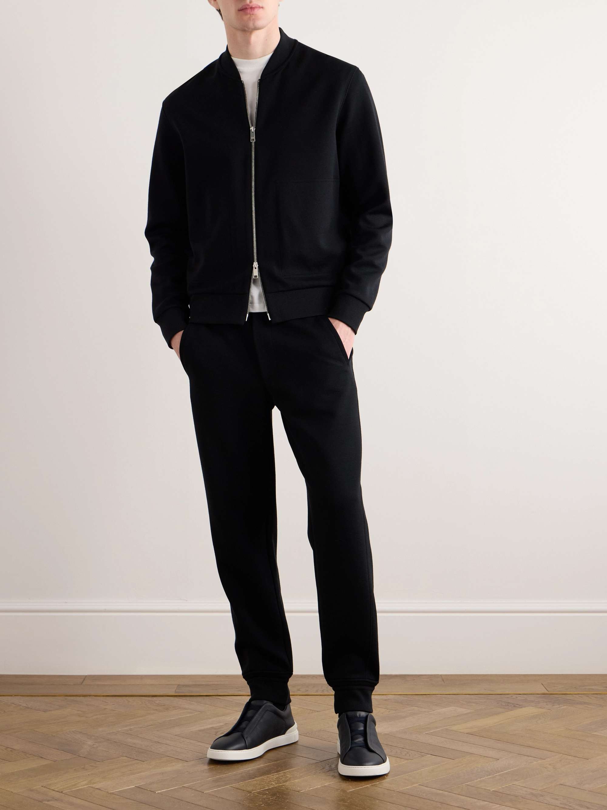 High Performance Jersey Bomber Jacket view