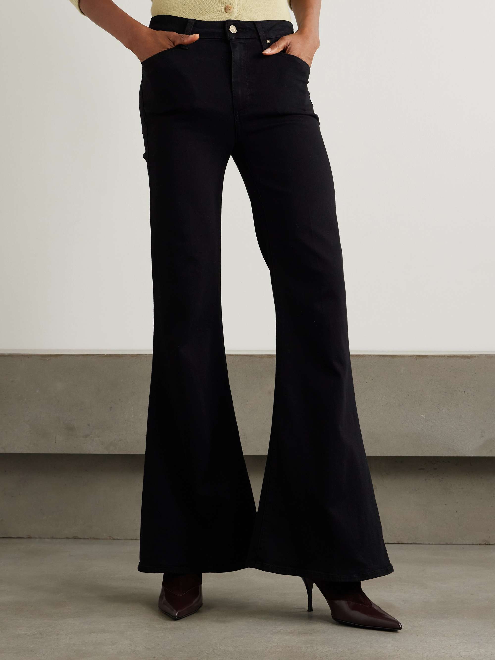 Charlie high-rise flared jeans view