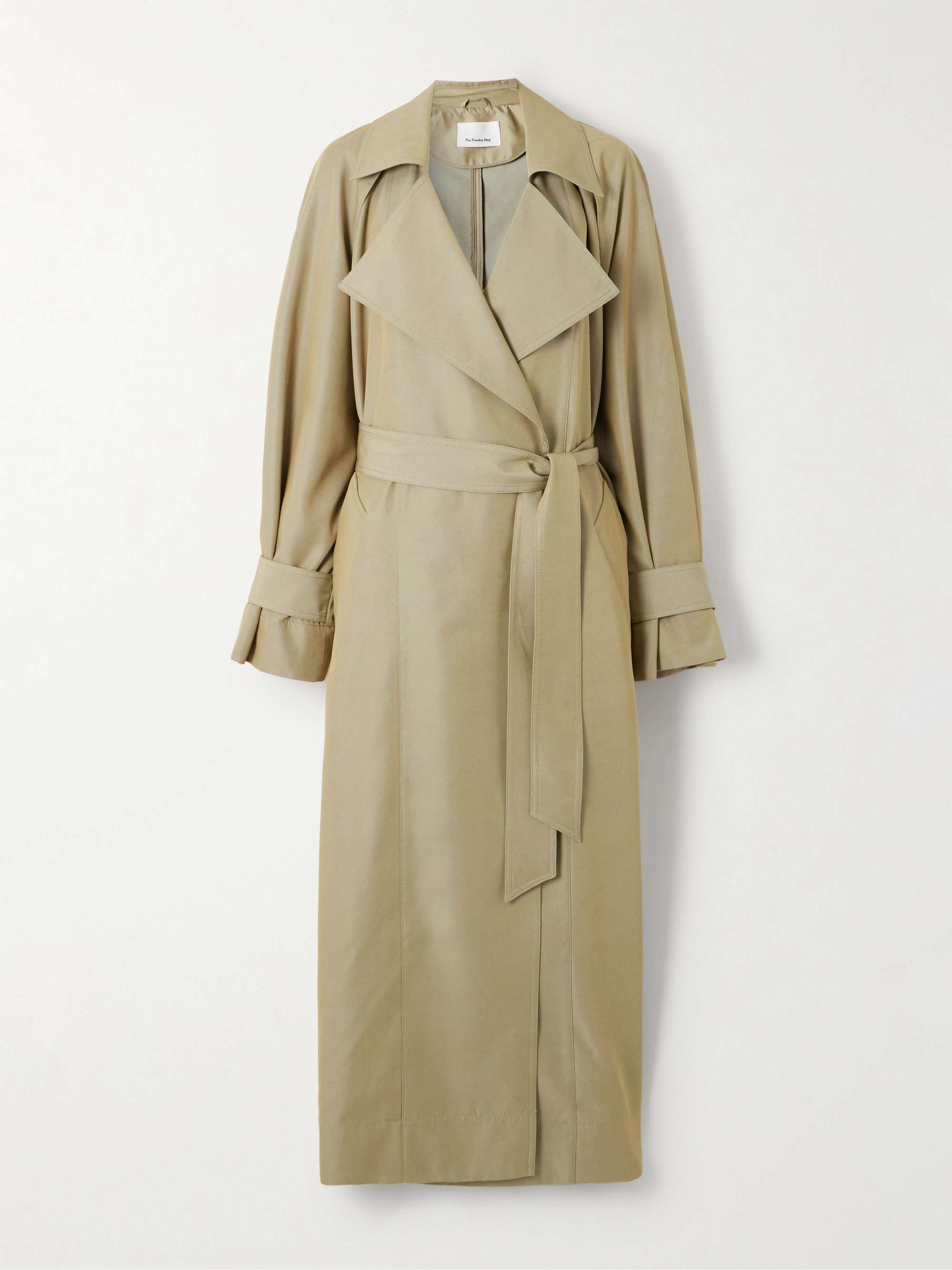 Astoria cutout TENCEL™ Lyocell-blend trench coat hero visual