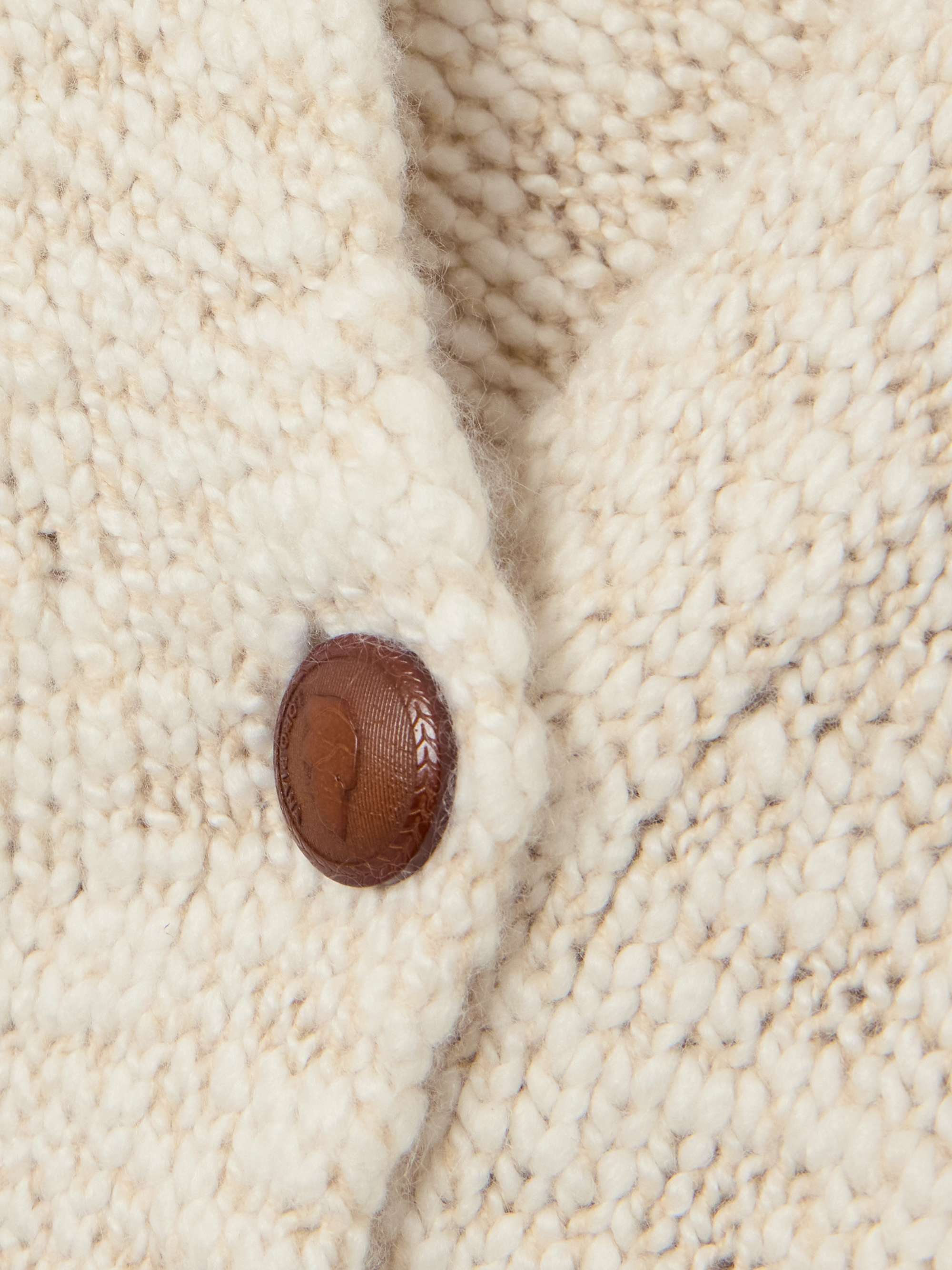 Cashmere-bouclé cardigan view