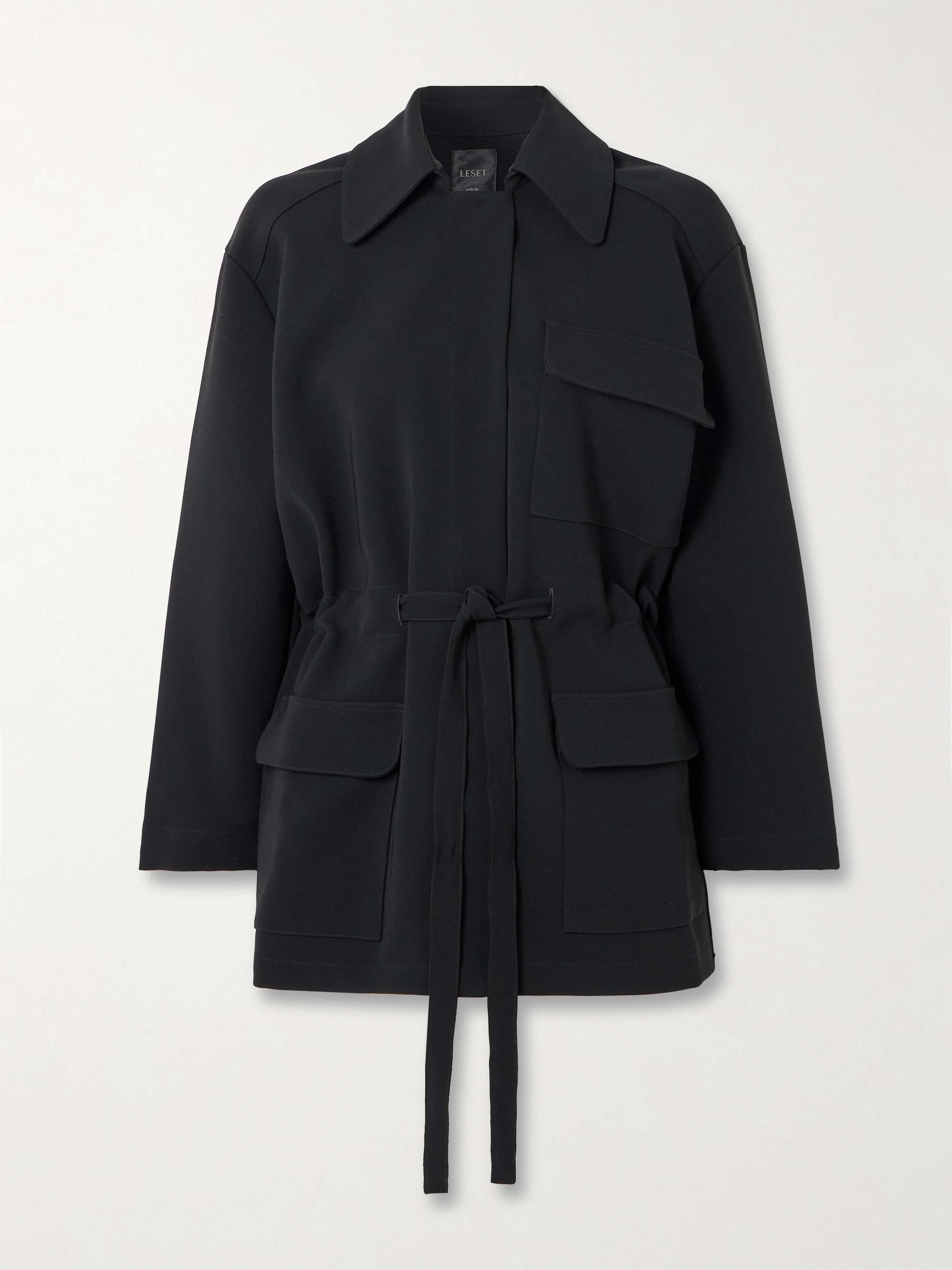 Arielle belted crepe jacket hero visual