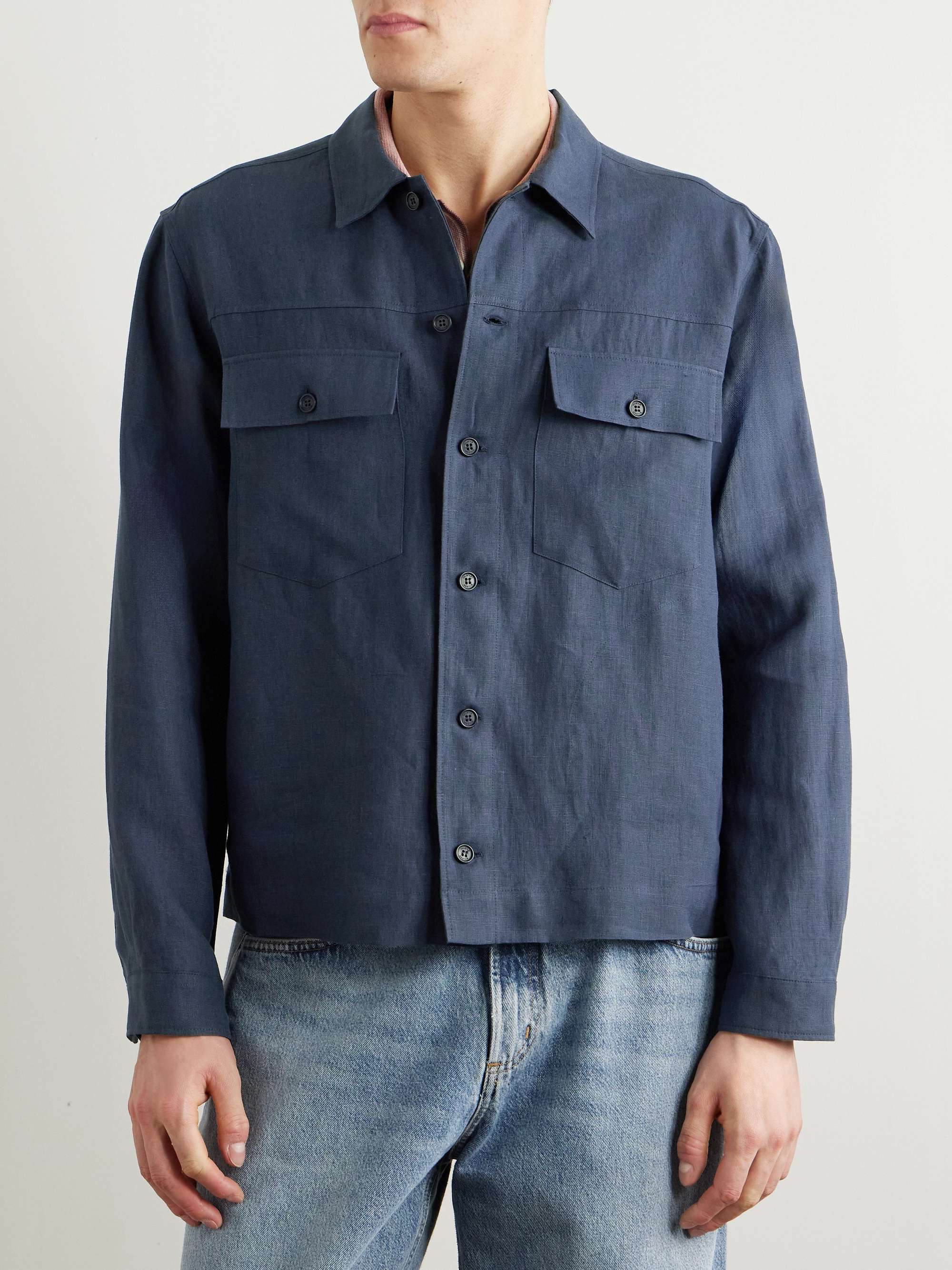 Brixton Linen Overshirt view