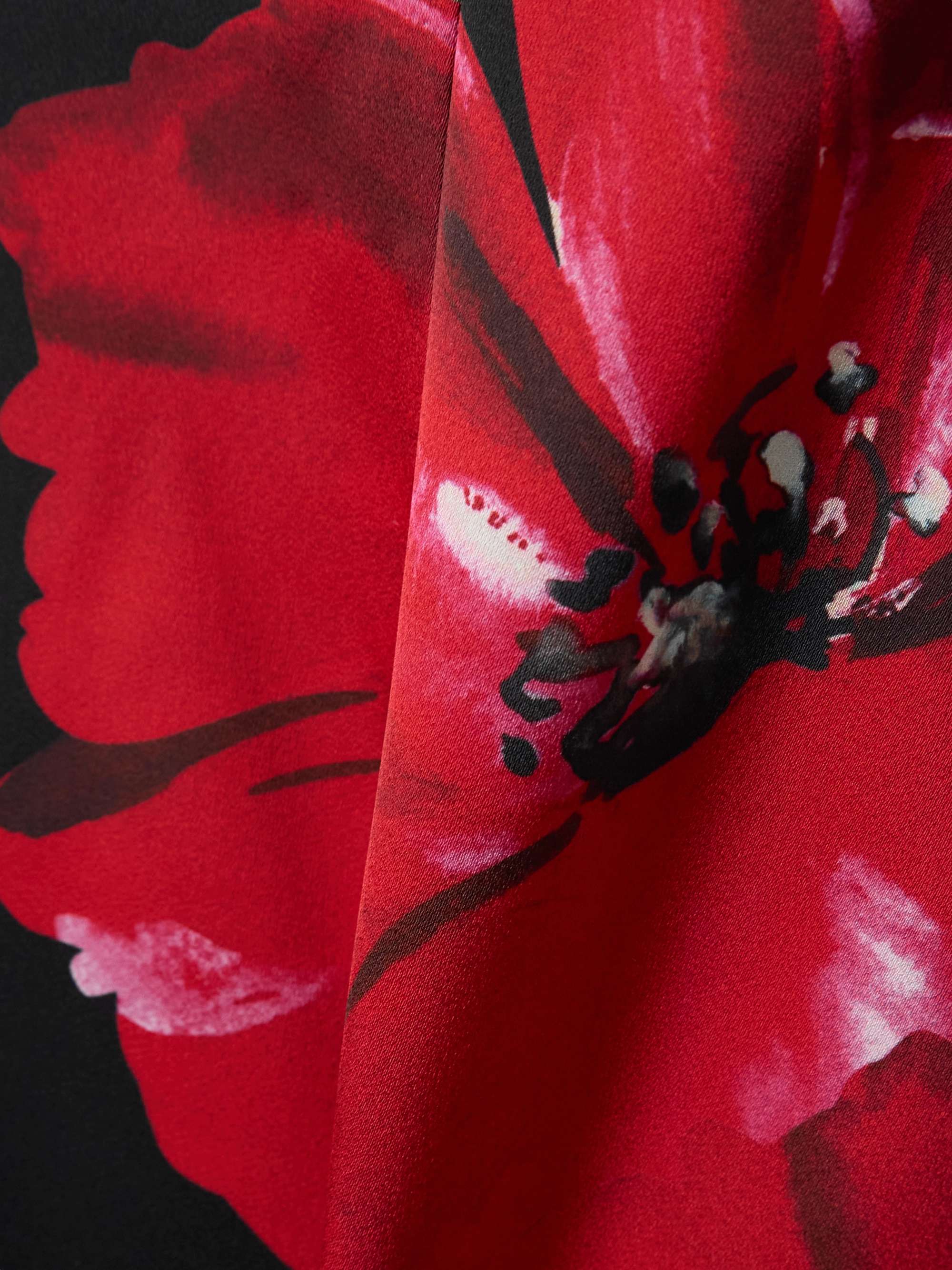 Chaya floral-print duchesse-satin mini dress view