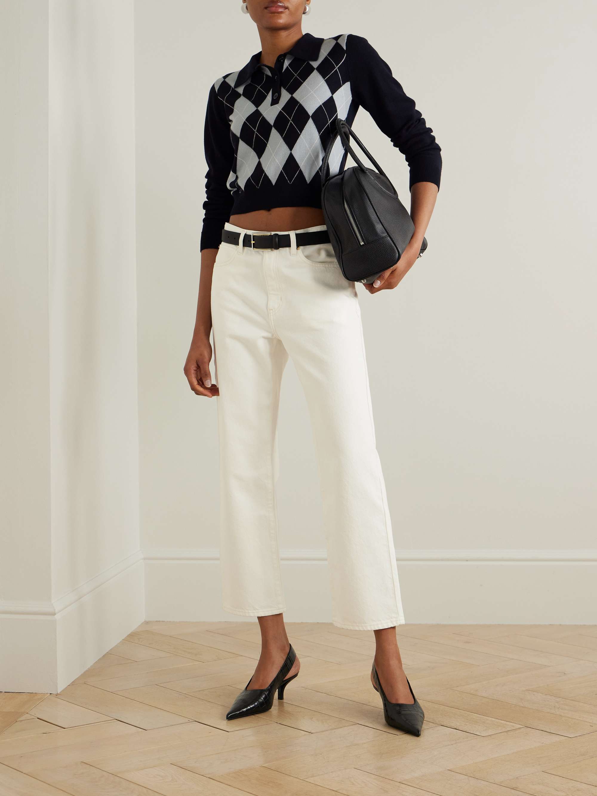 The Hang mid-rise straight-leg jeans view