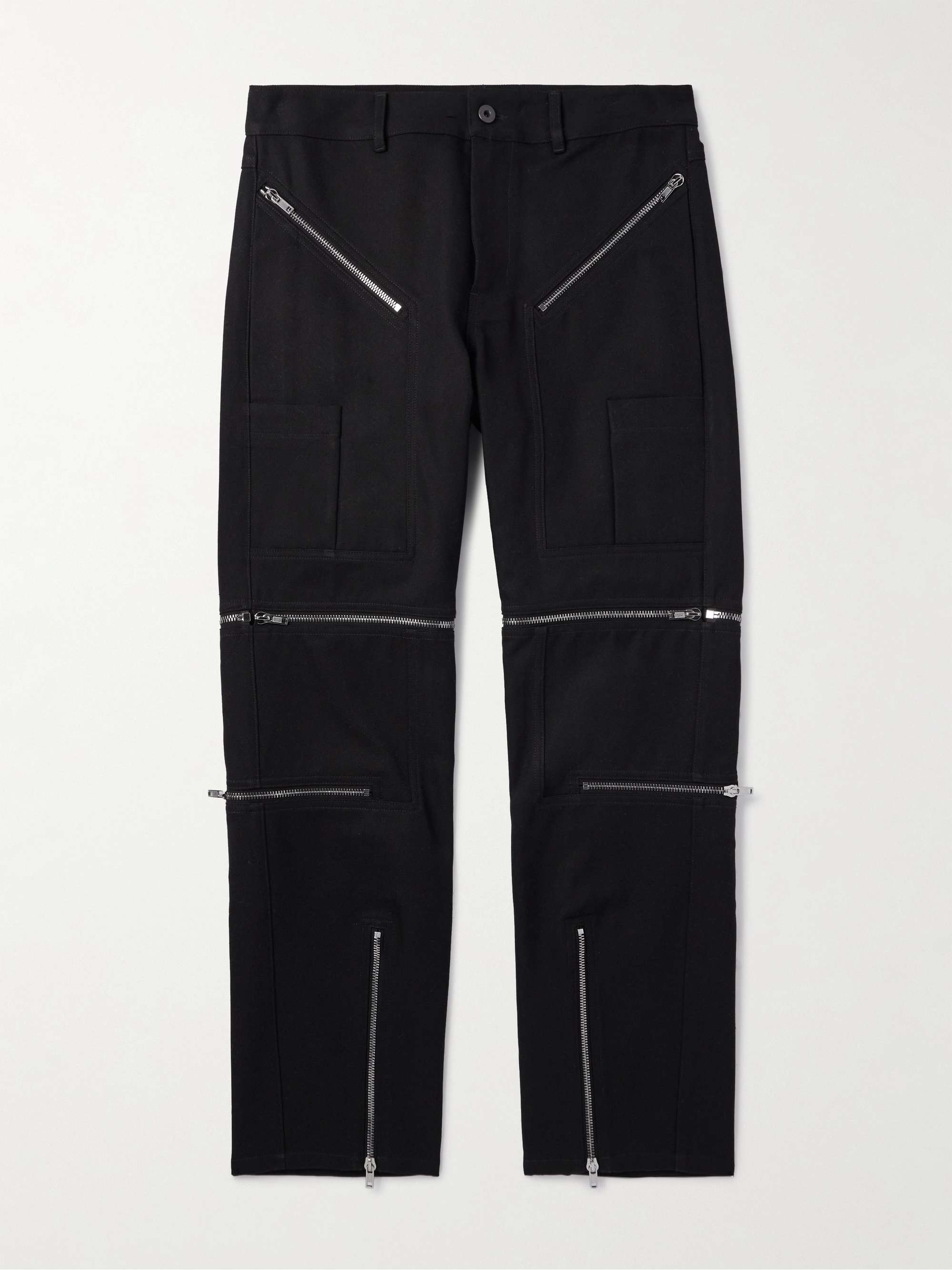 + Bonotto Headon Straight-Leg Convertible Zip-Embellished Cotton-Blend Canvas Trousers hero visual