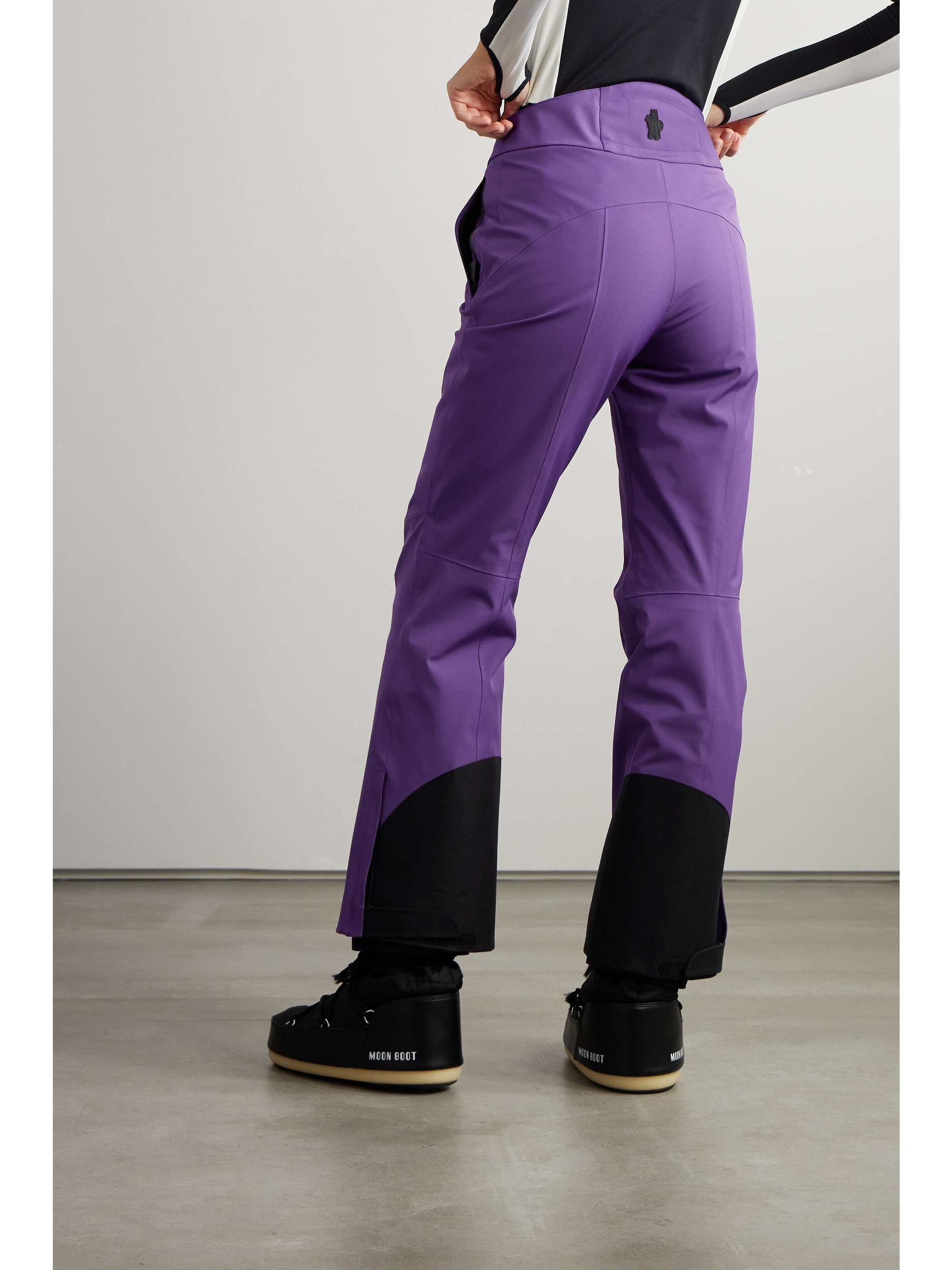 Buckled bootcut ski pants view