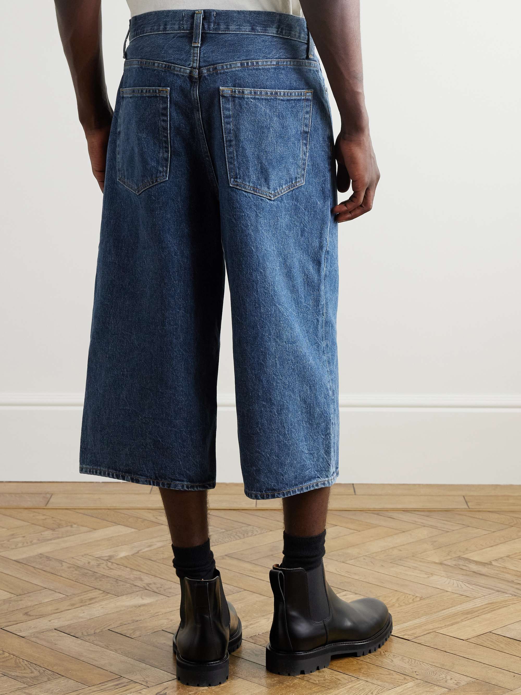 Beesley Straight-Leg Denim Shorts view