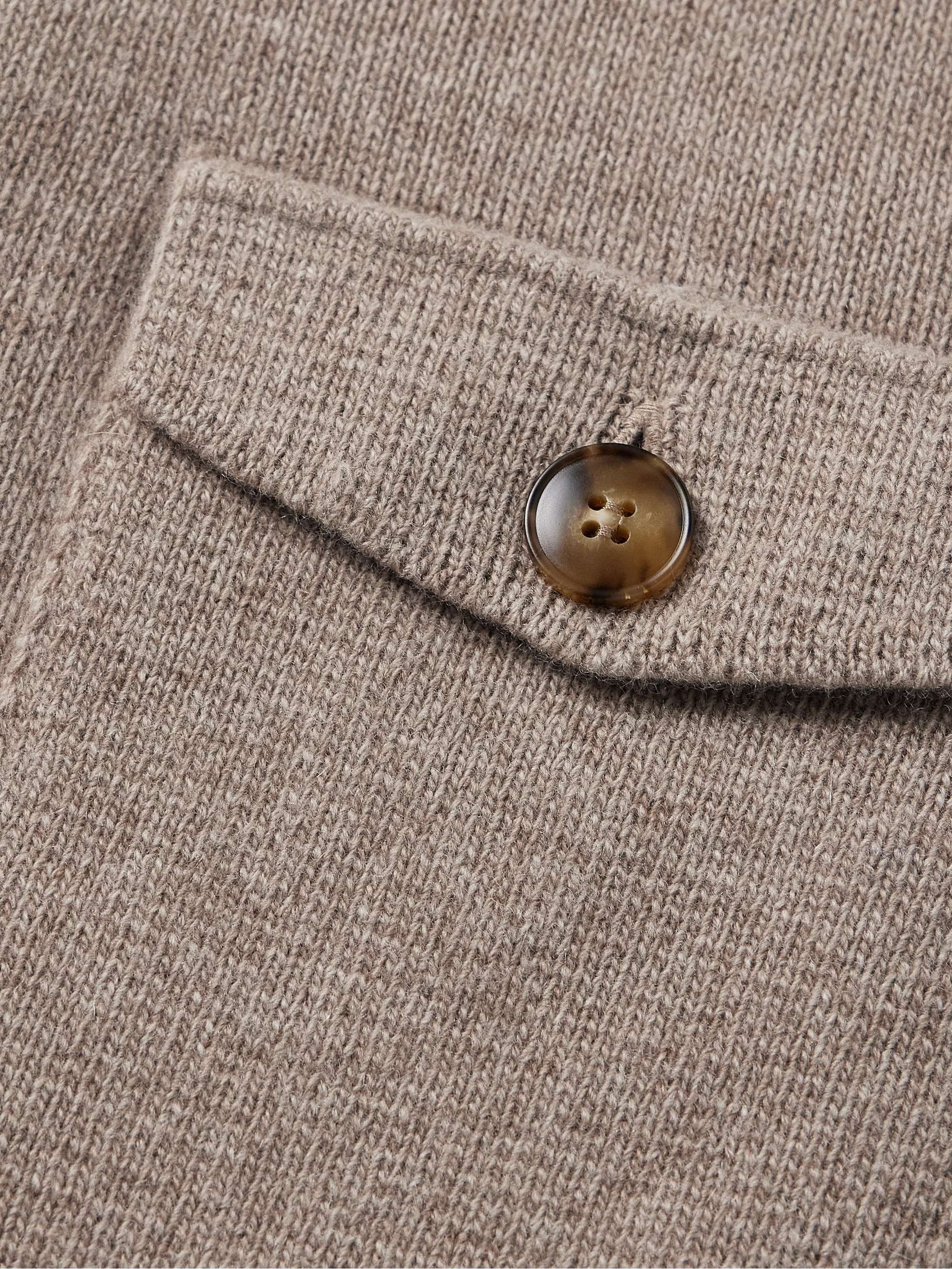 Wool and Cashmere-Blend Cardigan view