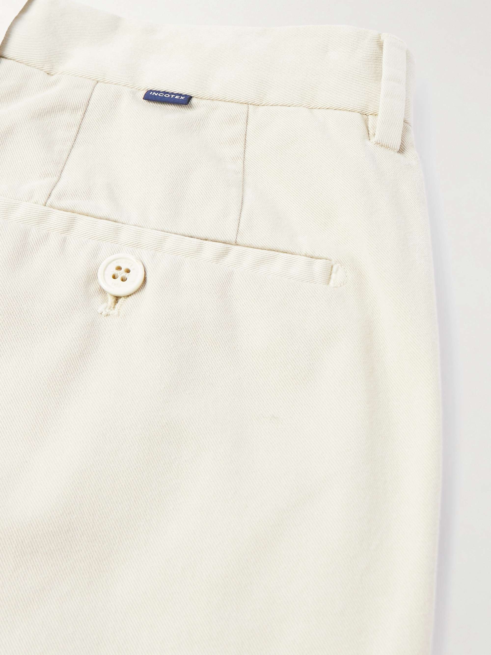 Venezia 1951 Slim-Fit Tapered Garment-Dyed Cotton-Twill Trousers view