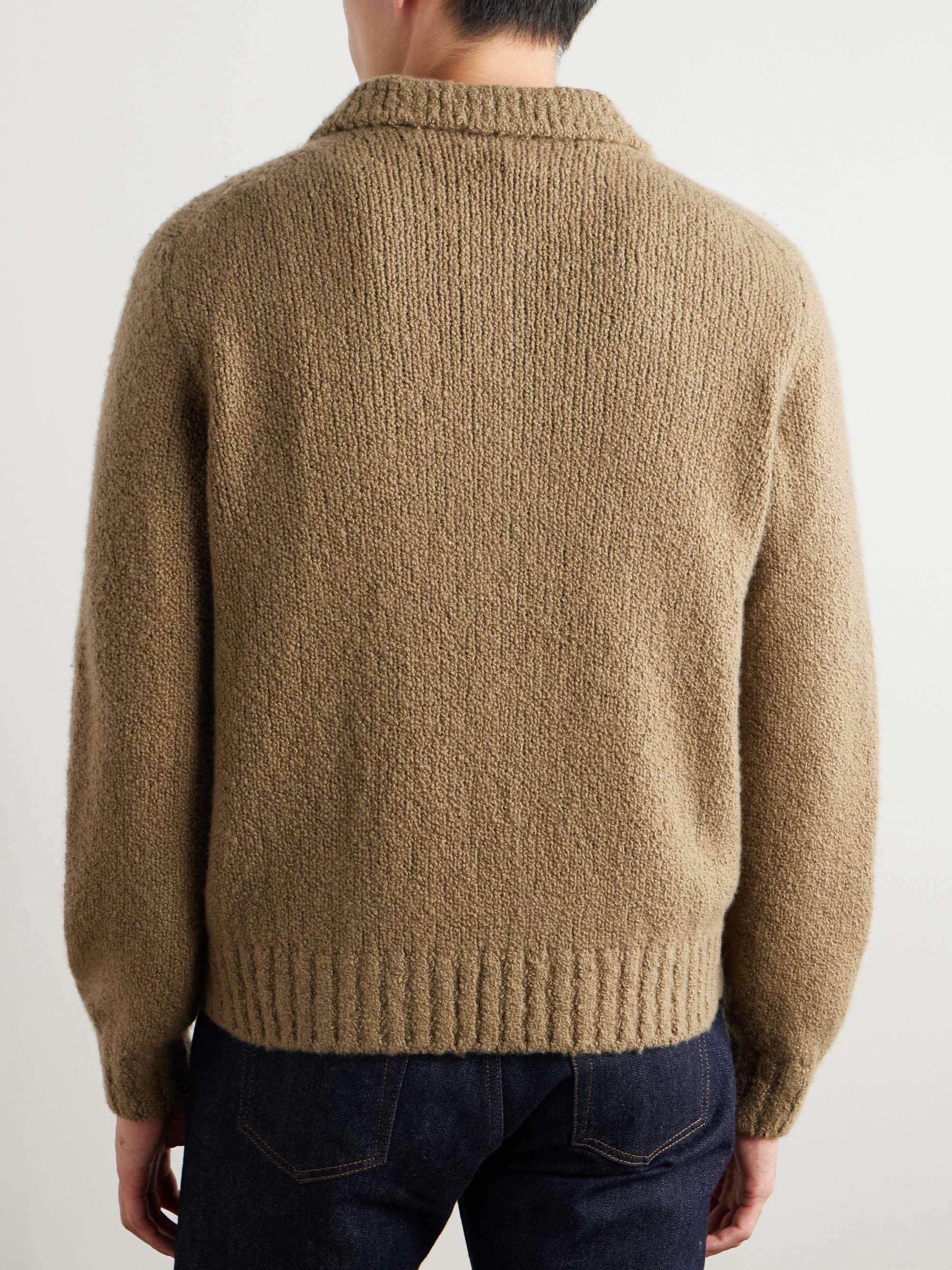 Folecchio Cashmere and Silk-Blend Half-Zip Sweater view