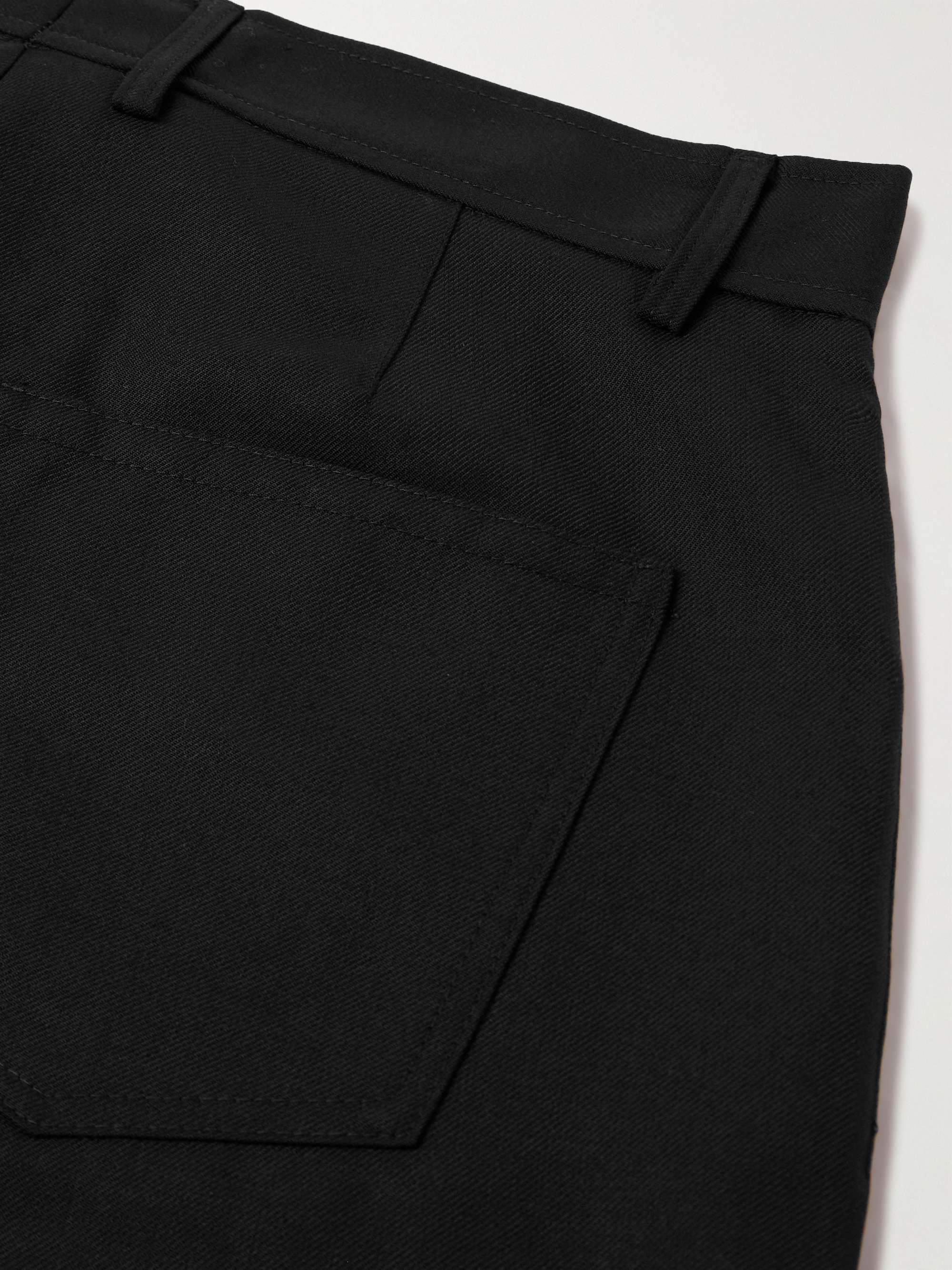 Jiro Wide-Leg Wool-Blend Twill Trousers view