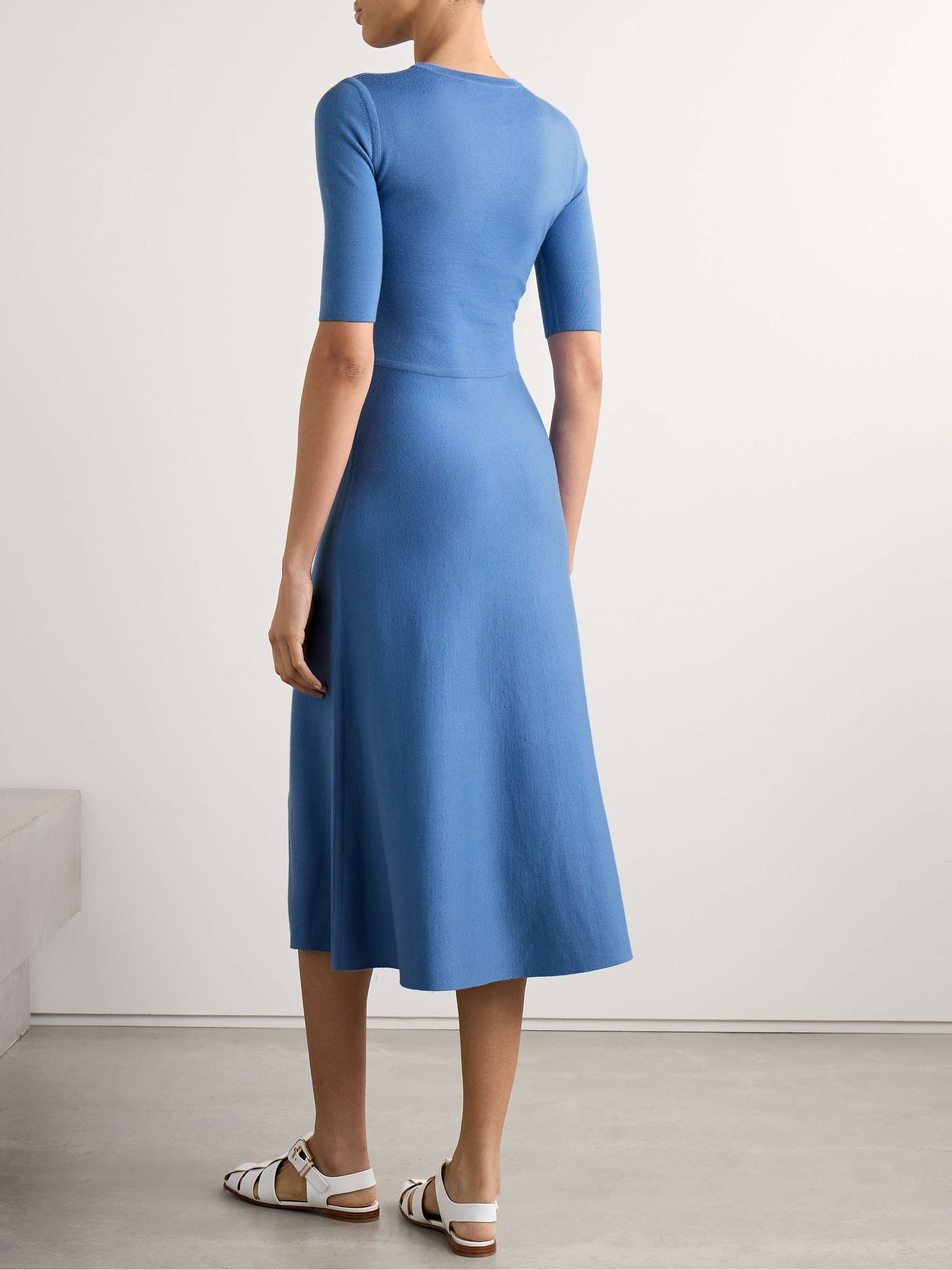 Seymore wool and cashmere-blend midi dress view