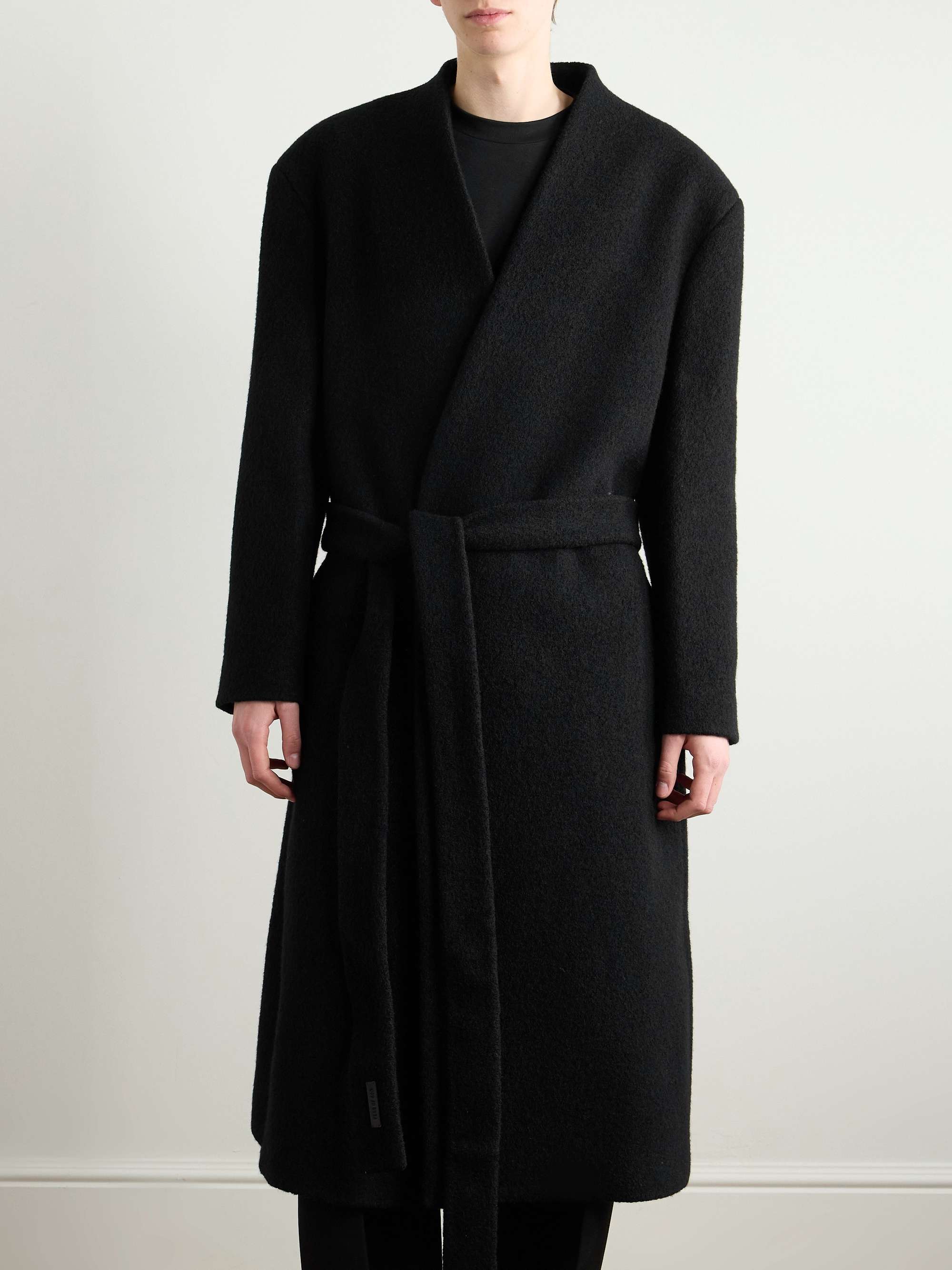 Boiled Wool Coat view