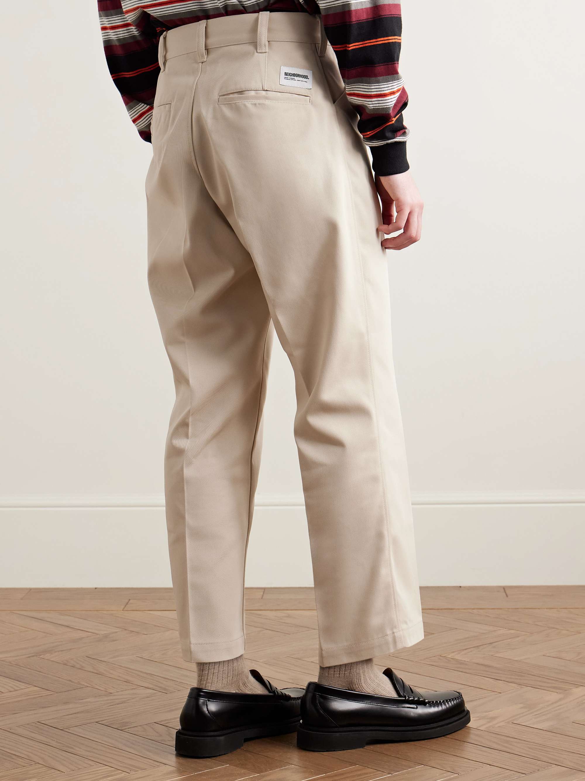 WP Straight-Leg Cropped Twill Trousers view