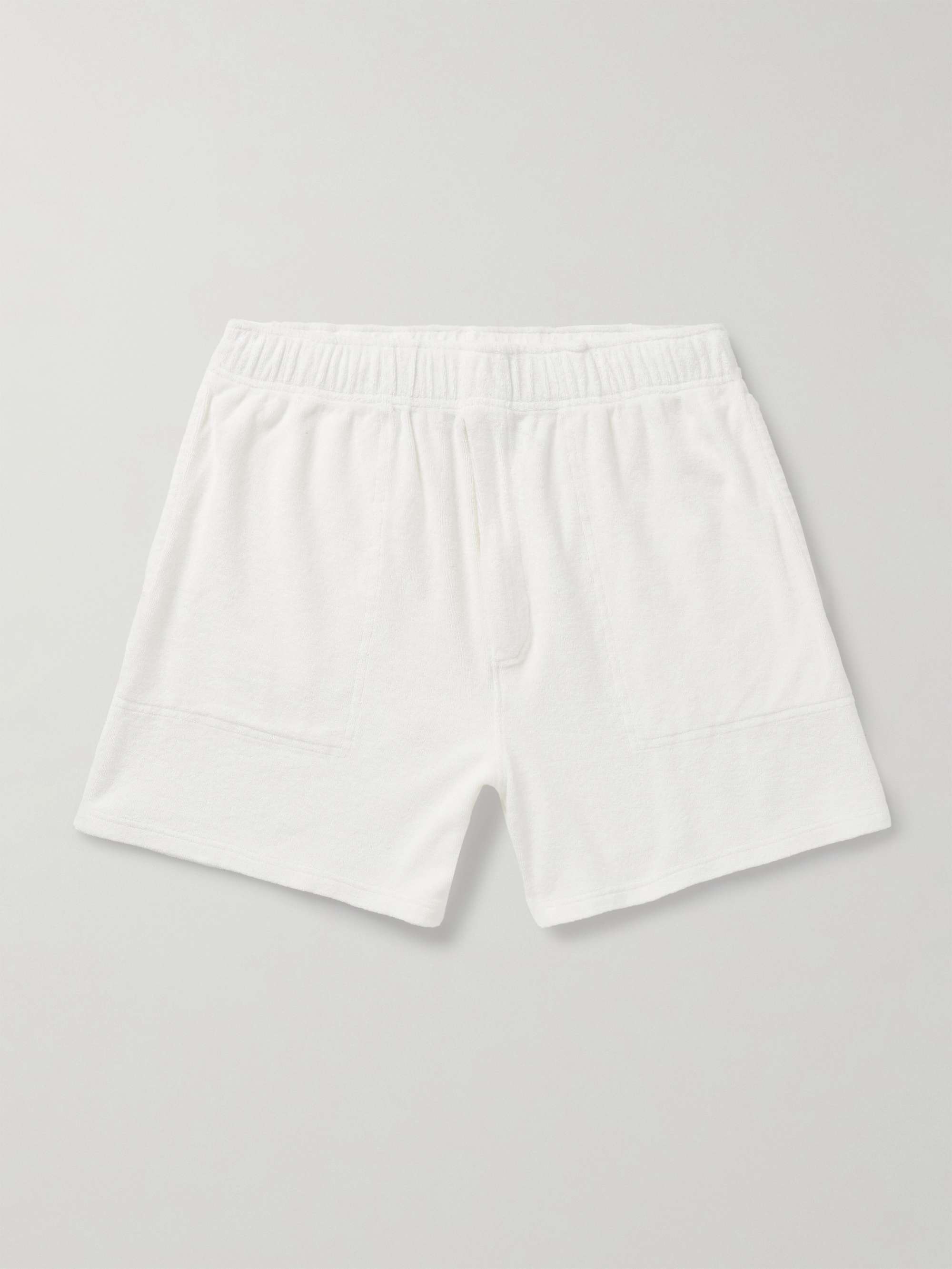 Boston Straight-Leg Cotton-Blend Terry Shorts hero visual