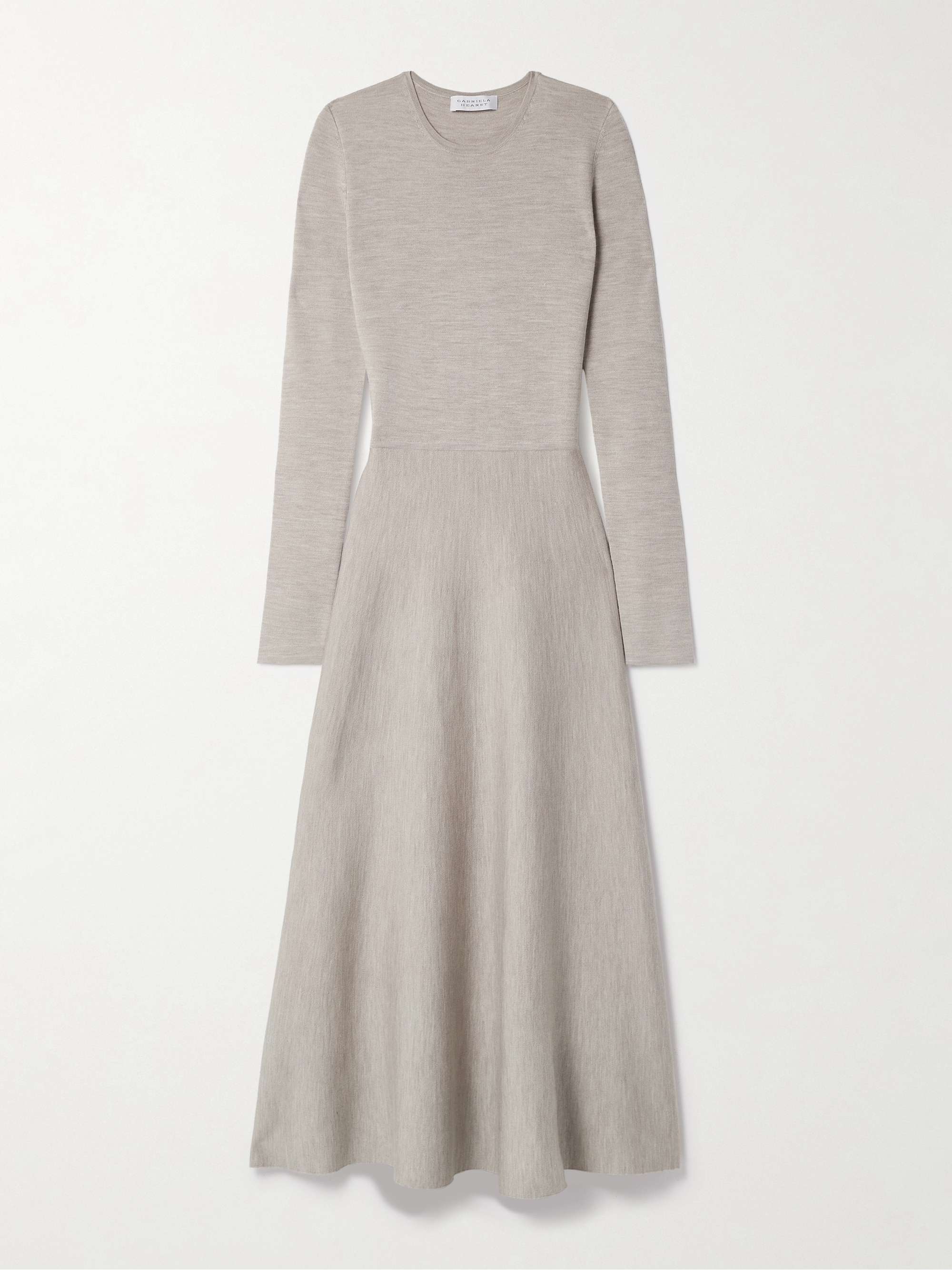 Tegea wool, cashmere and silk-blend midi dress hero visual