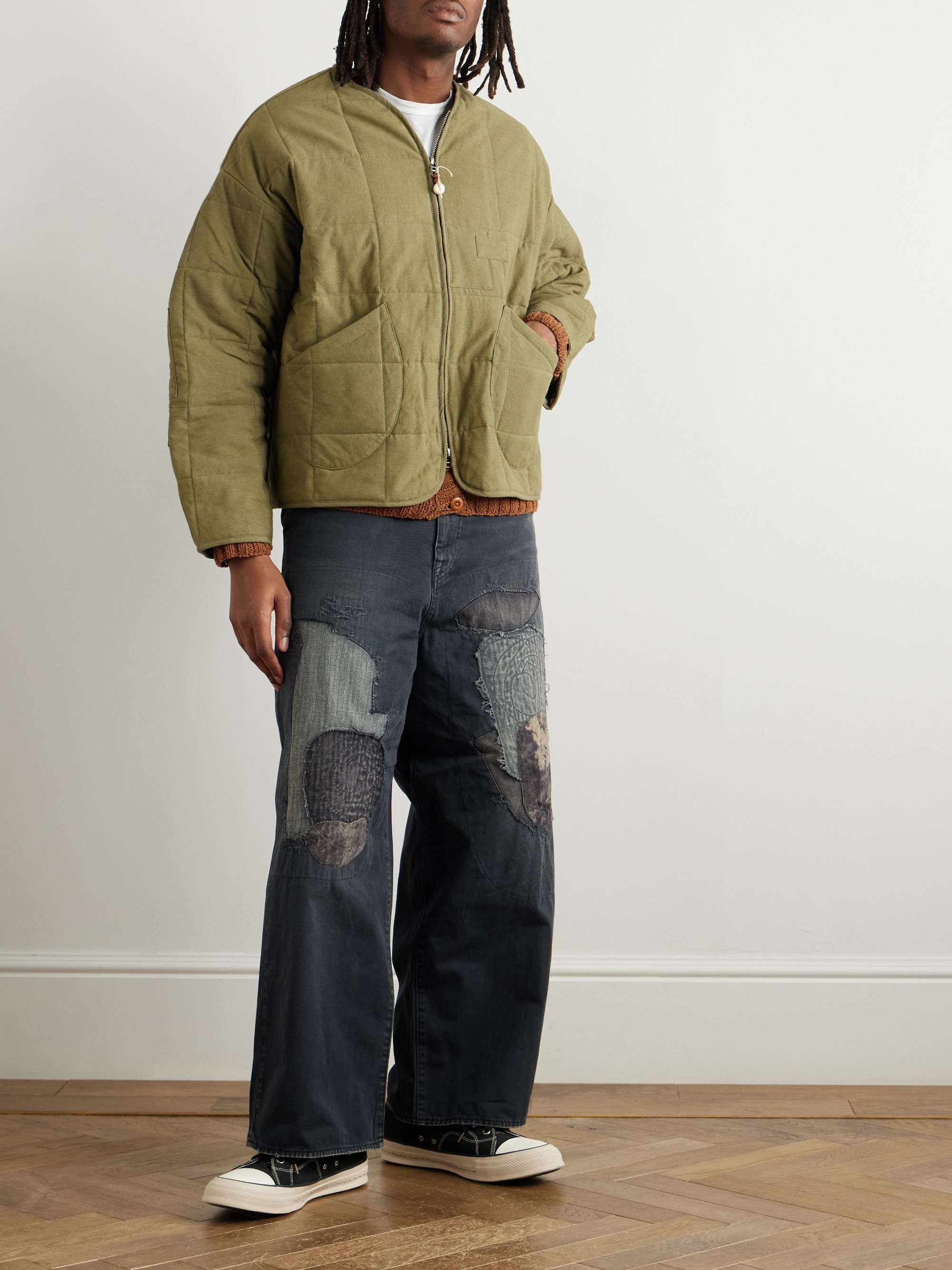 Tellus Quilted Organic Cotton Jacket view