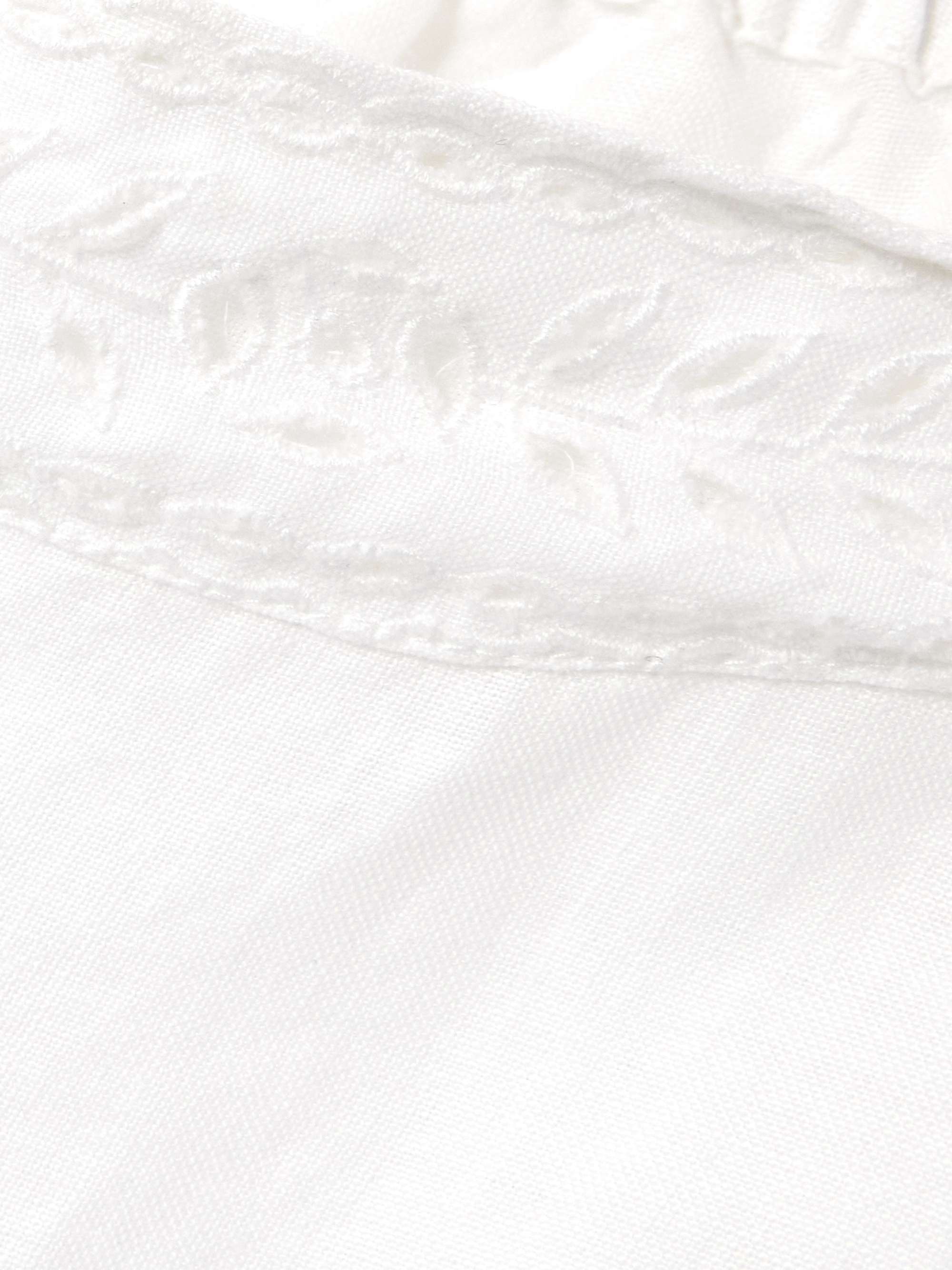 Belvoir broderie anglaise linen straight-leg pants view