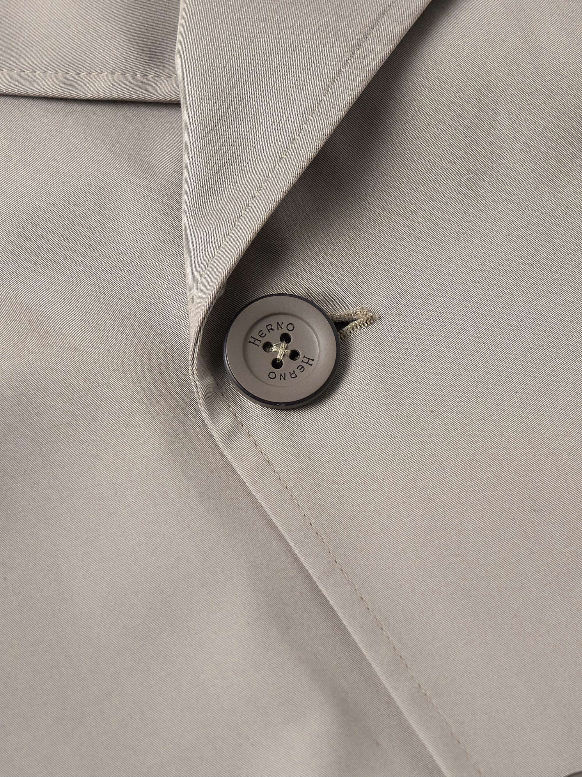 Dean Double-Breasted Cotton-Gabardine Peacoat view