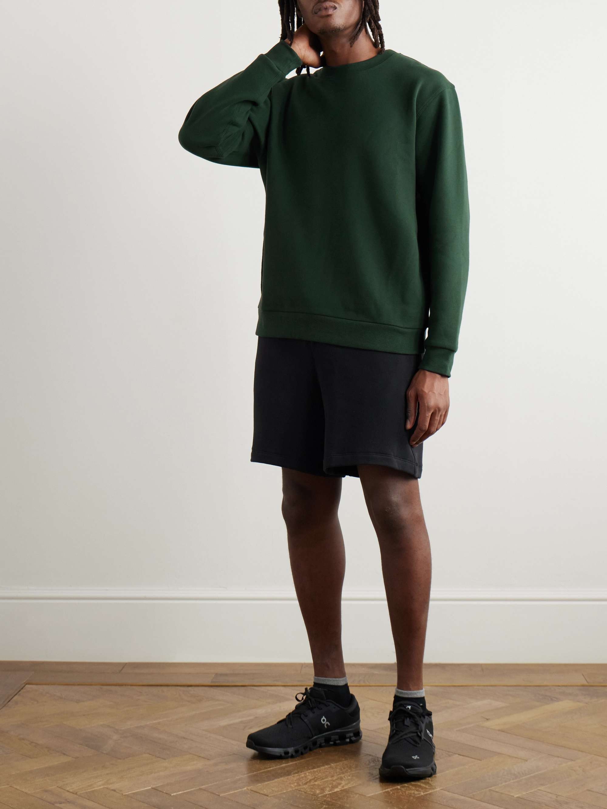 Steady State Cotton-Blend Jersey Sweatshirt view