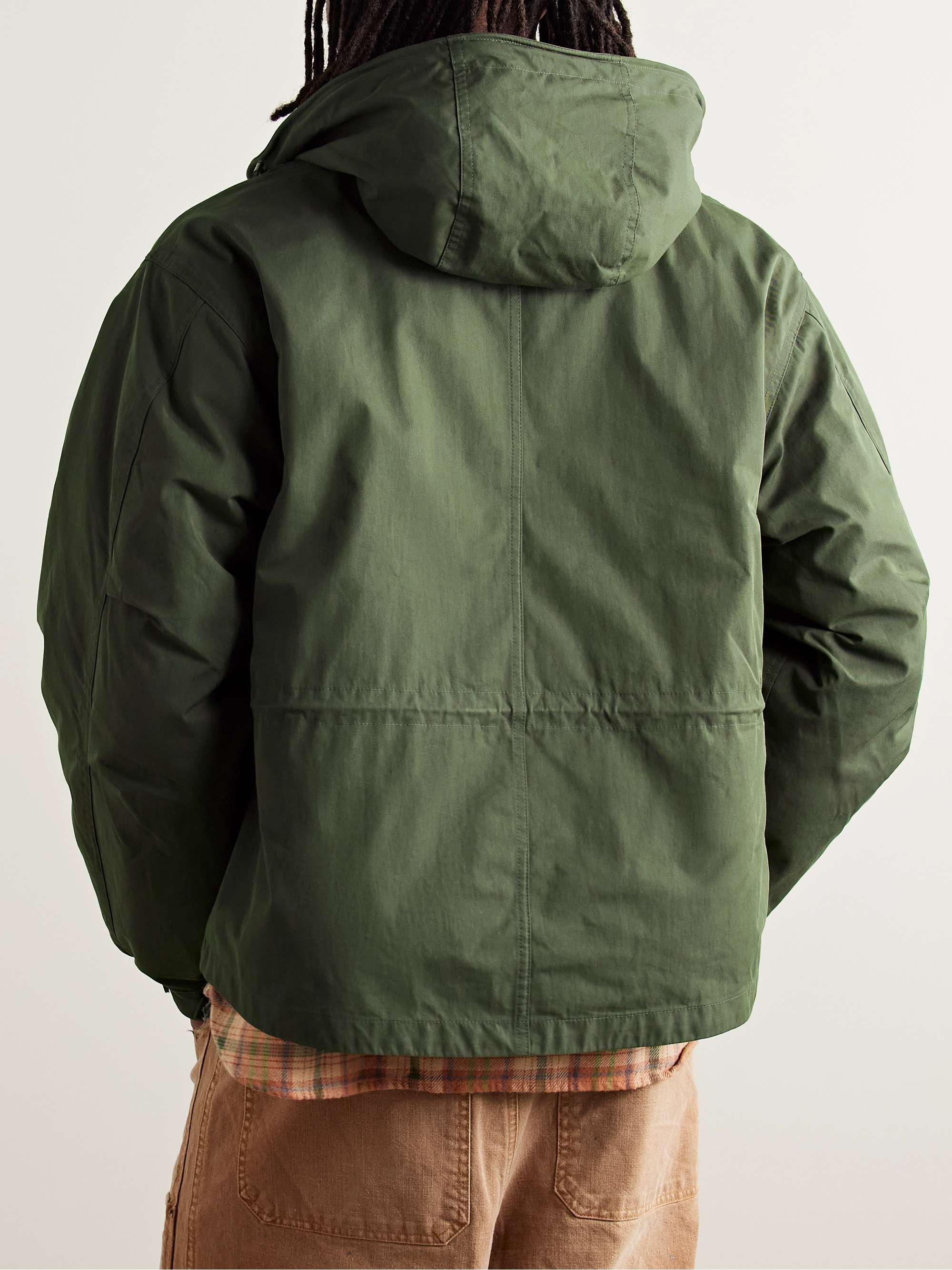 Oscar Convertible Cotton and Nylon-Blend Twill Hooded Jacket with Ripstop Liner view