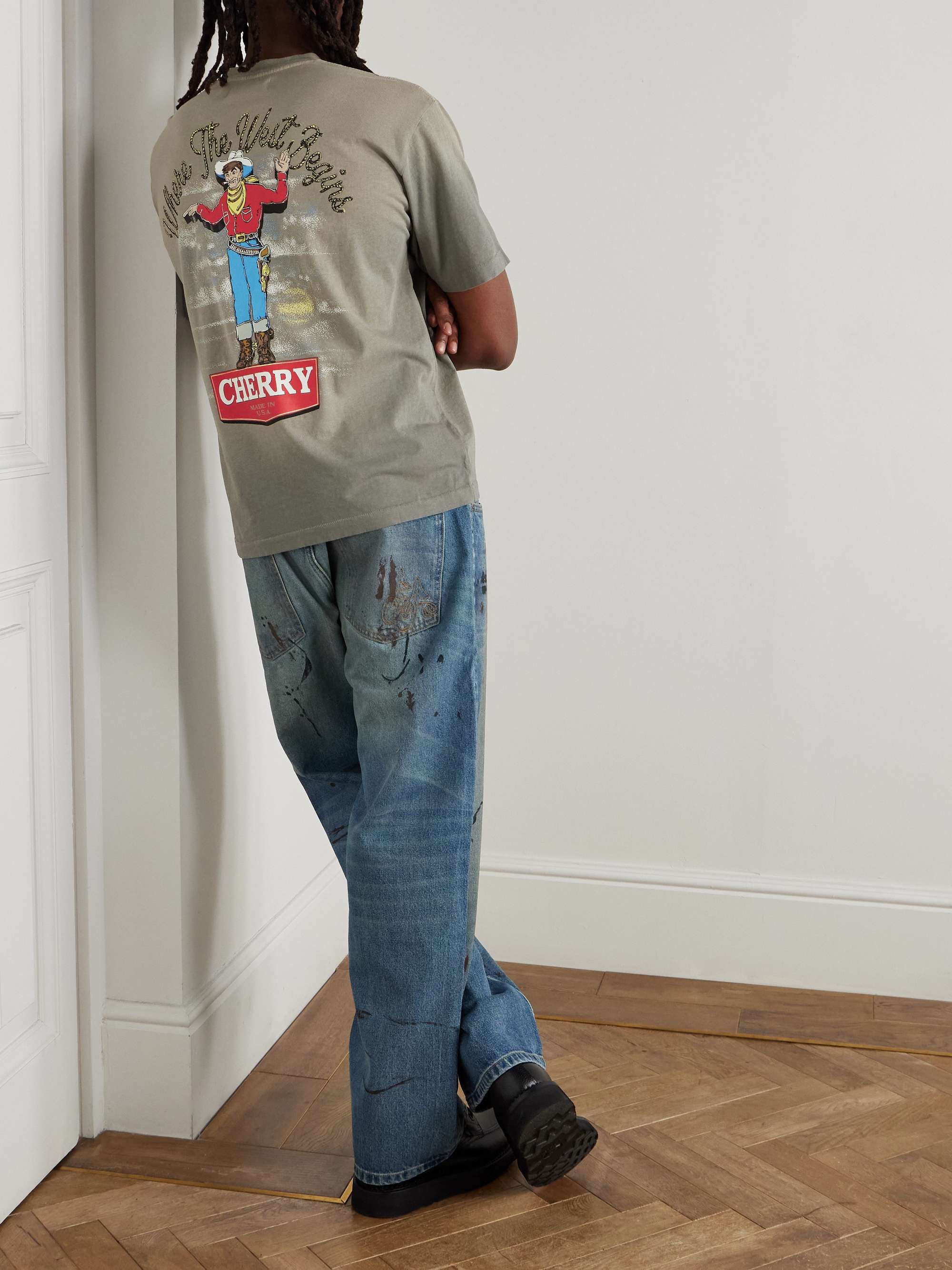 Where The West Begins Cotton-Jersey T-Shirt view