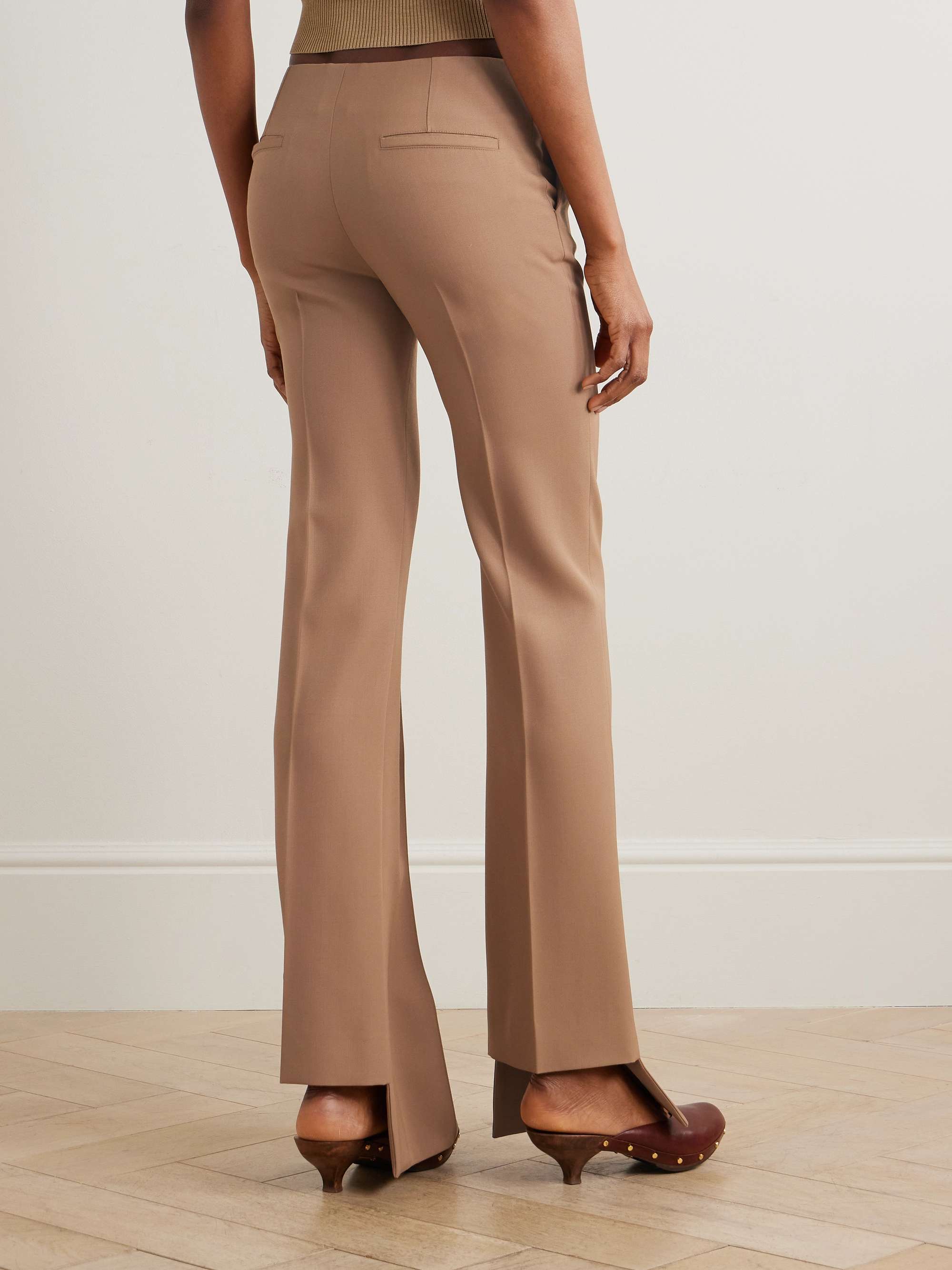 Grain de poudre wool flared pants view