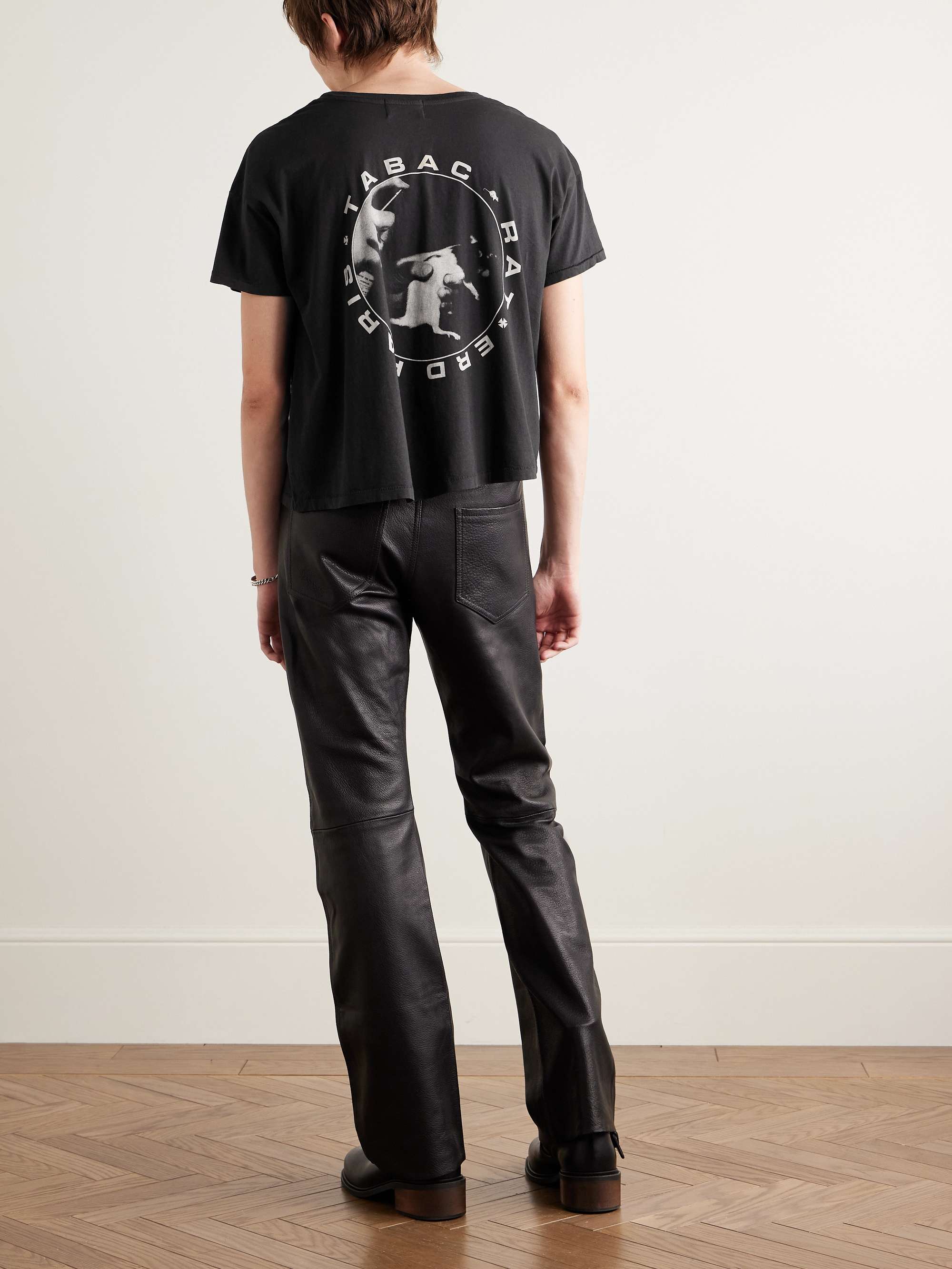 Tabac Rat Printed Cotton-Jersey T-Shirt view