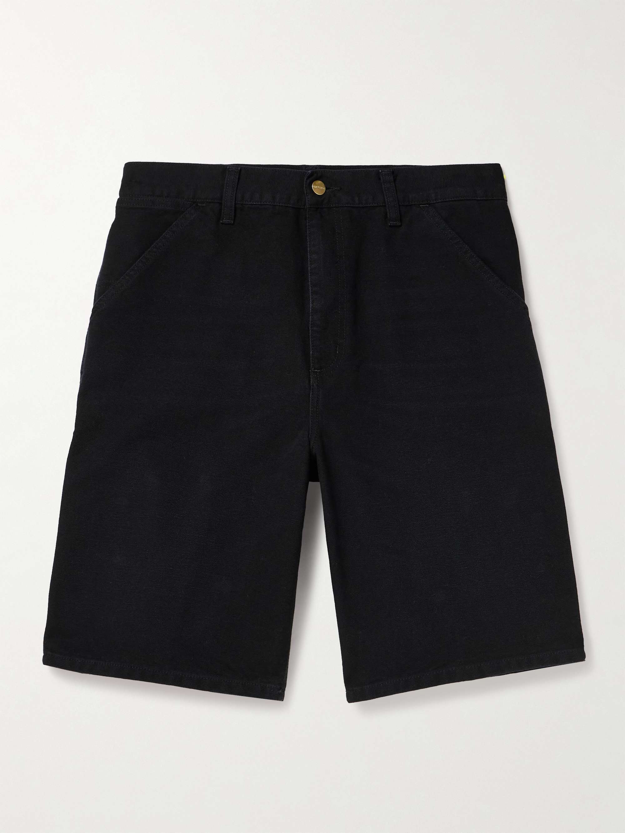 Straight-Leg Organic Cotton-Canvas Shorts hero visual