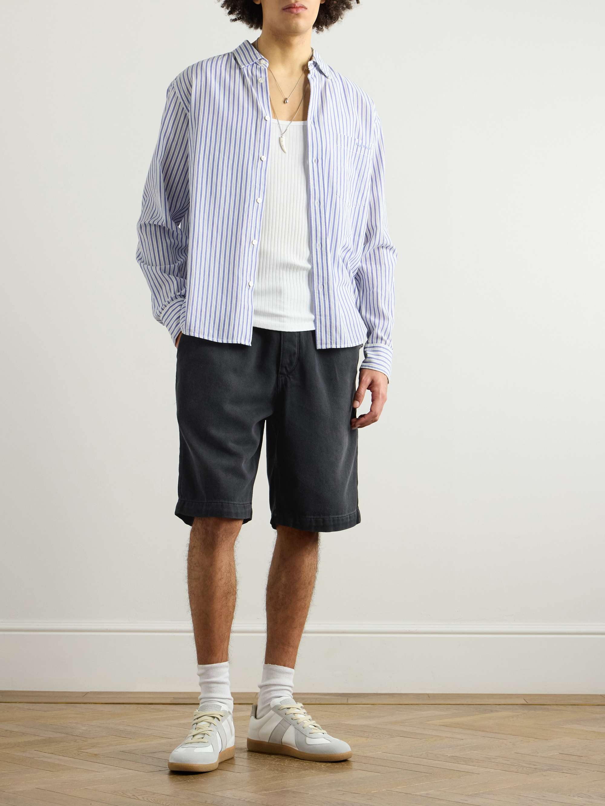 Tyler Straight-Leg Denim Shorts view