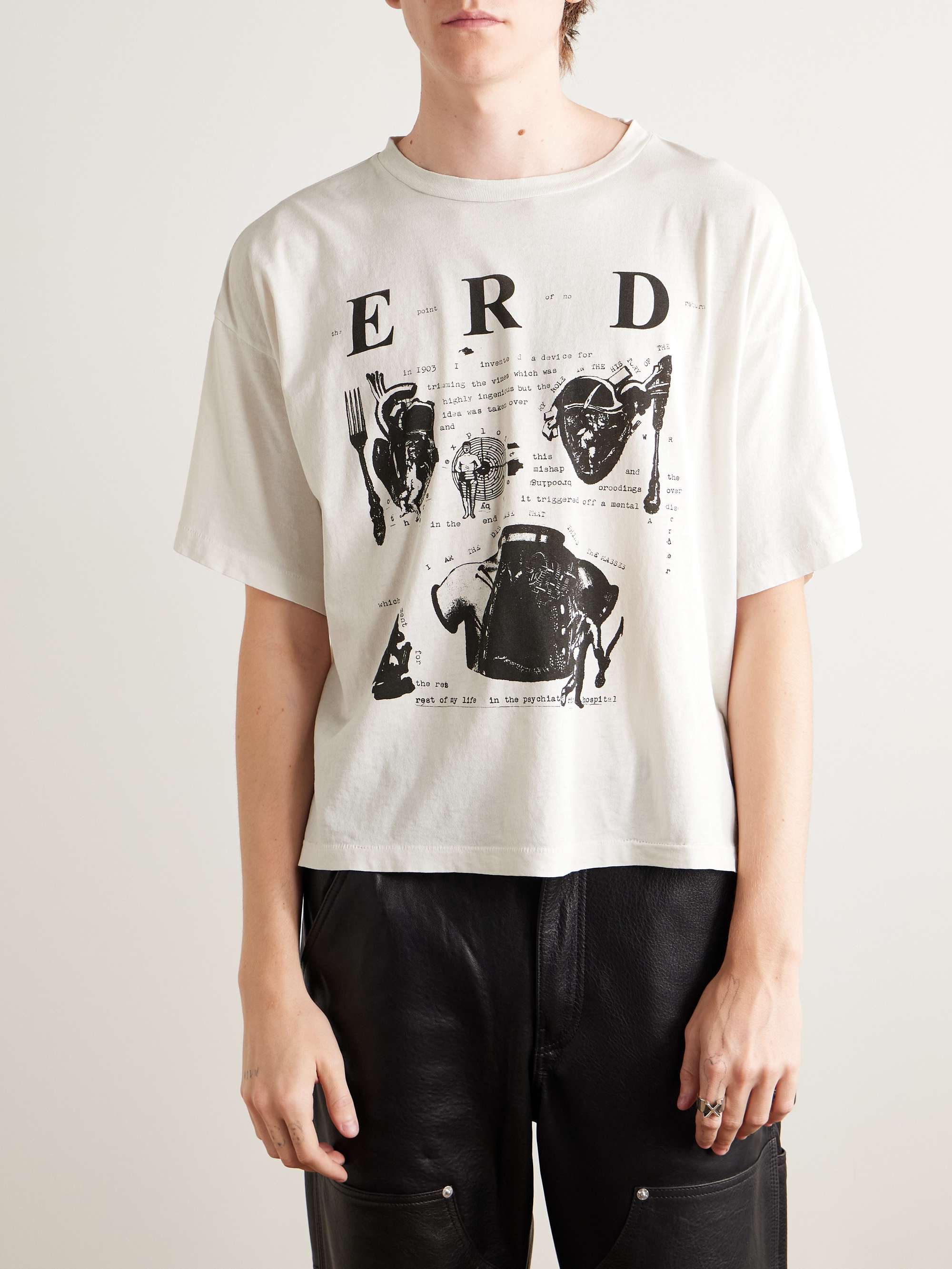 My Role in the War Printed Cotton-Jersey T-Shirt view