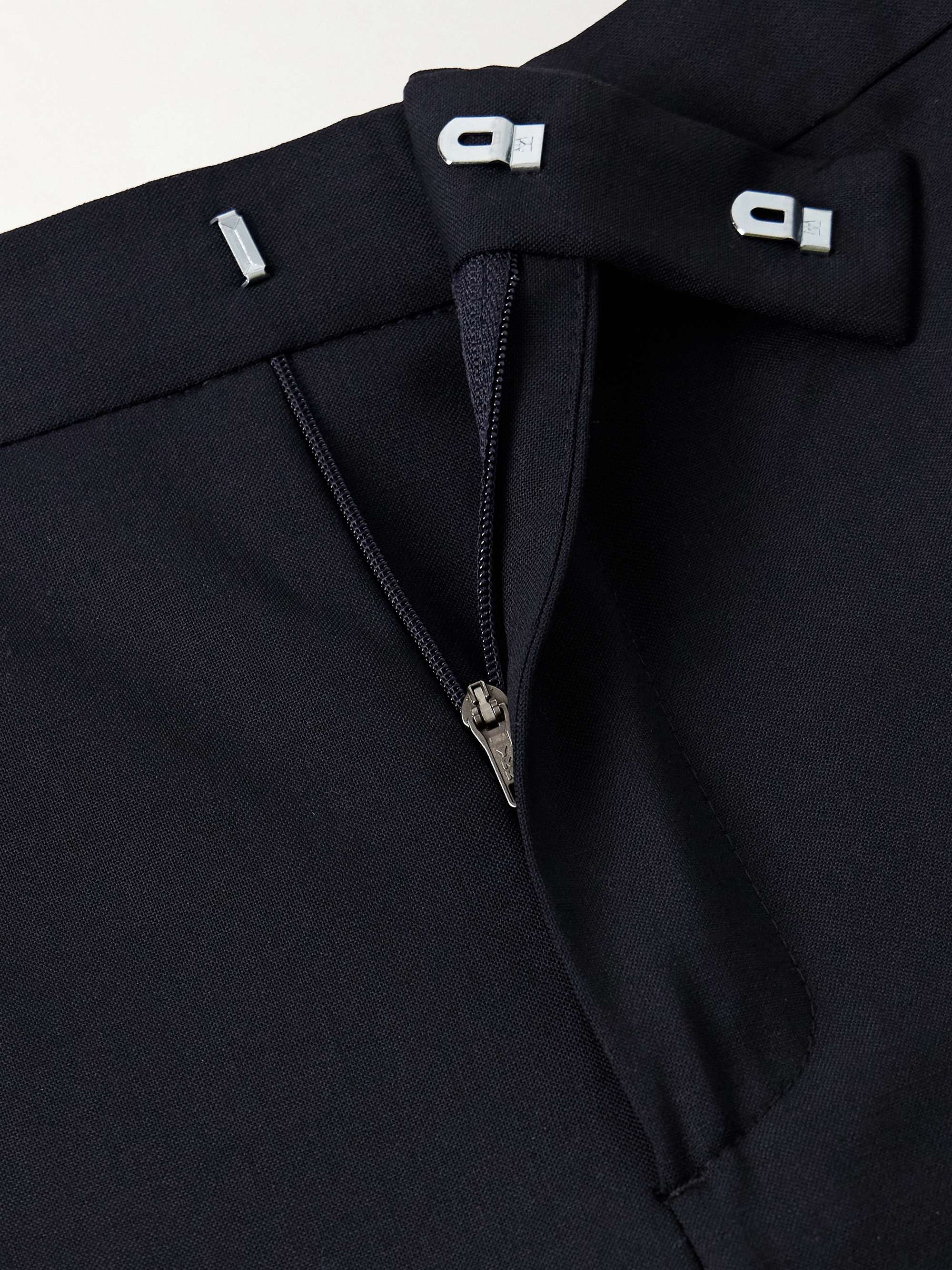 Slim-Fit Wool-Blend Suit Trousers view