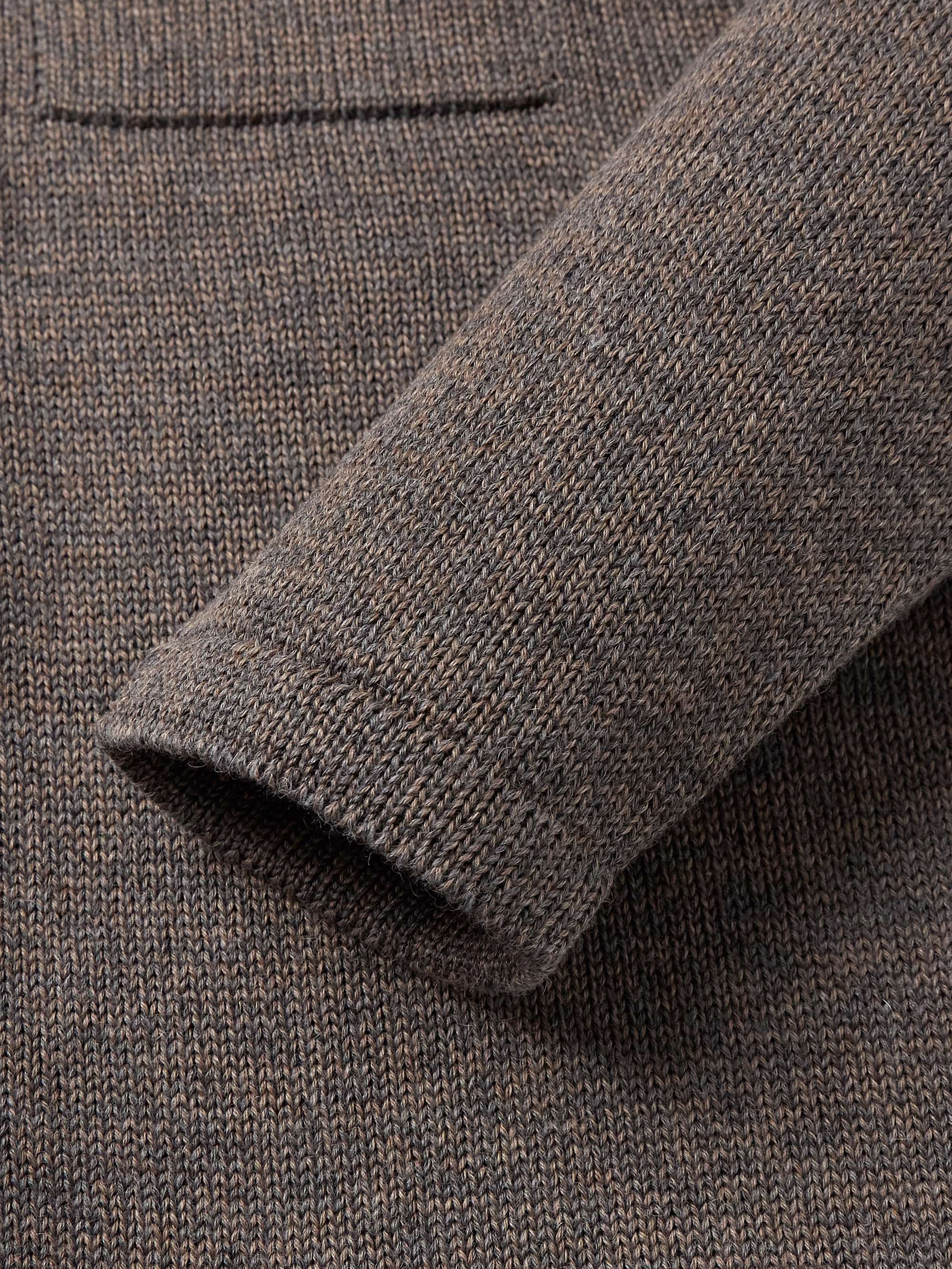 Alpaca, Merino Wool, Cashmere and Silk-Blend Cardigan view