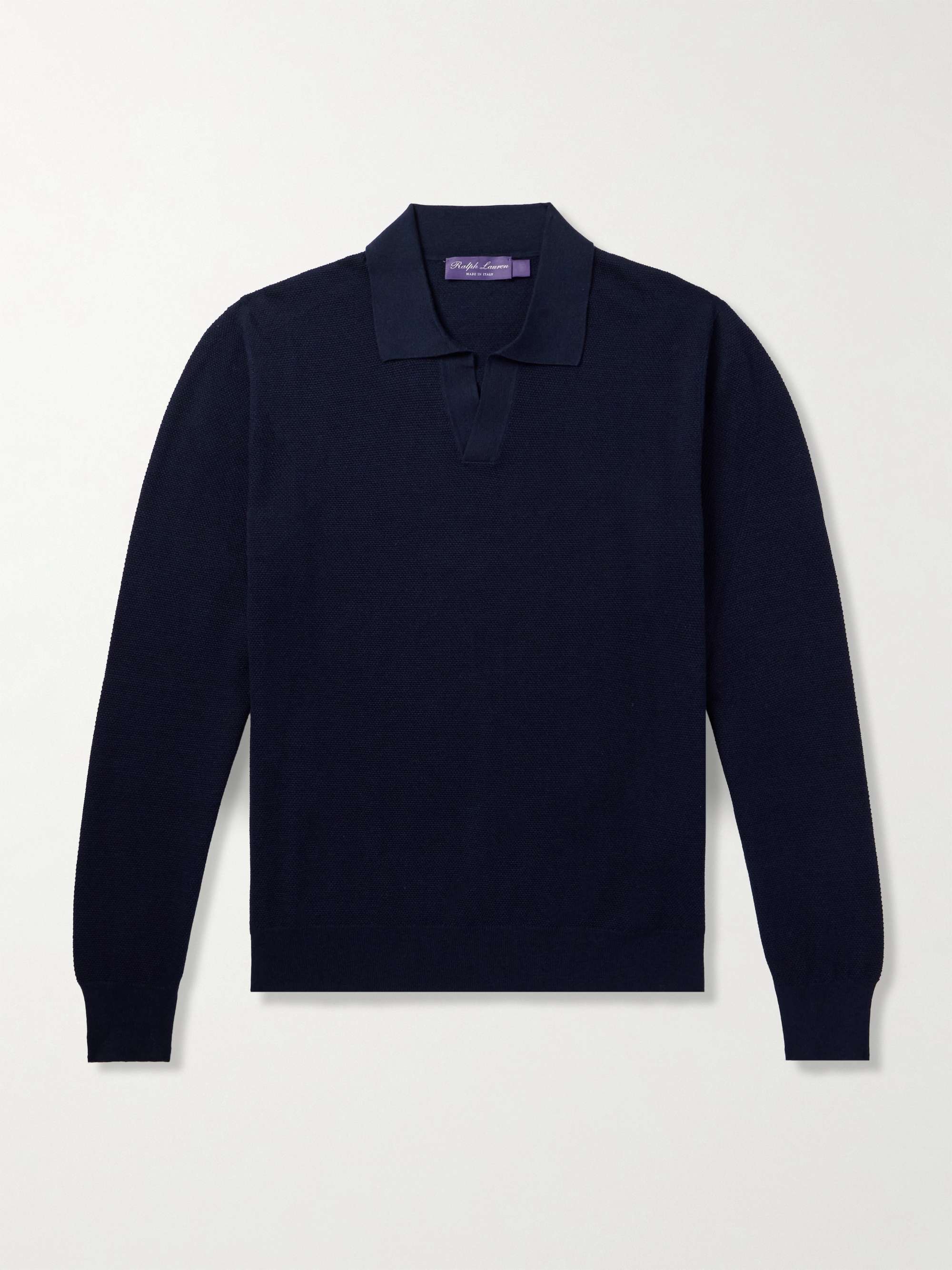 Johnny Silk and Cotton-Blend Polo Shirt hero visual