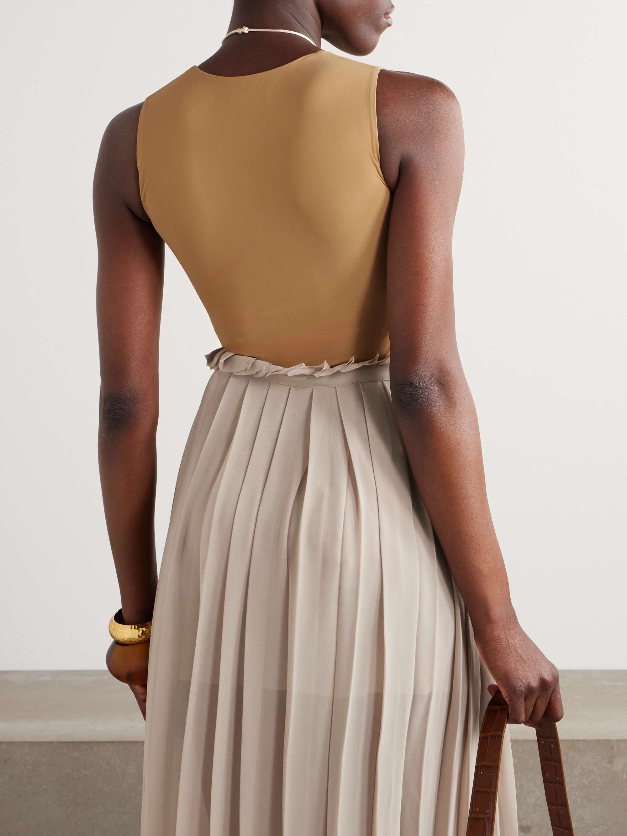 Stretch-jersey bodysuit view