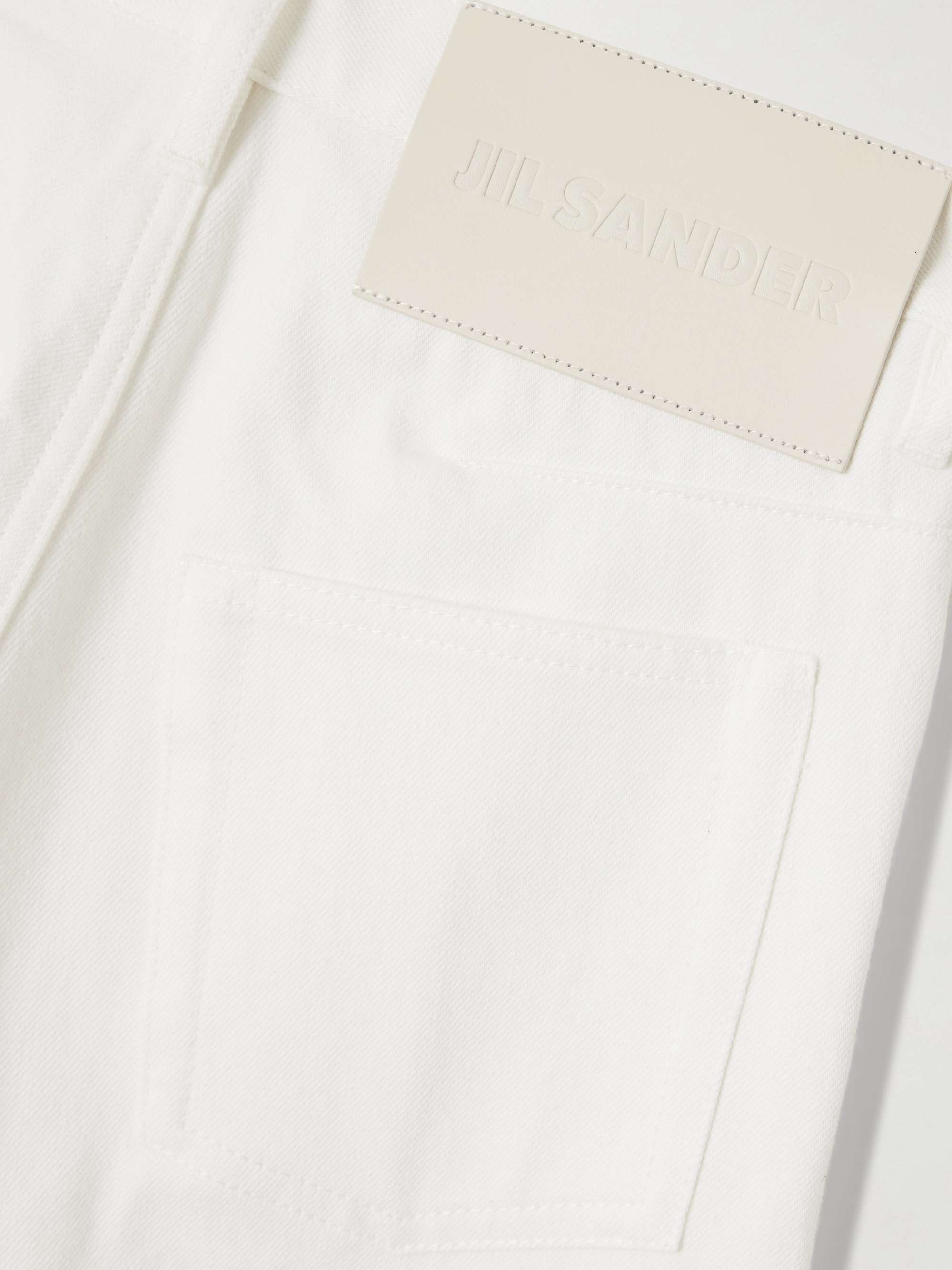 Cropped high-rise straight-leg jeans view