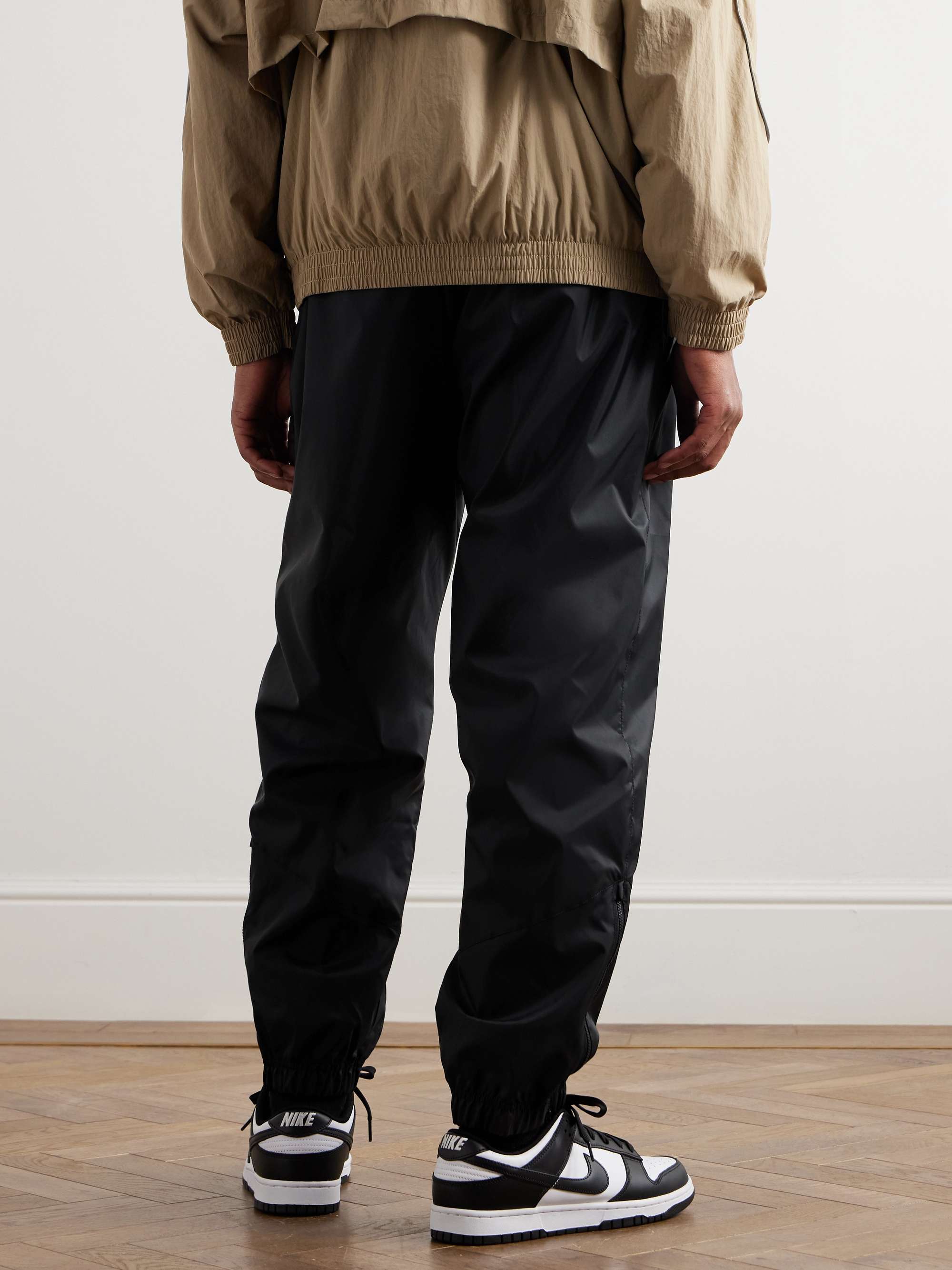 Windrunner Tapered Logo-Embroidered Shell Sweatpants view