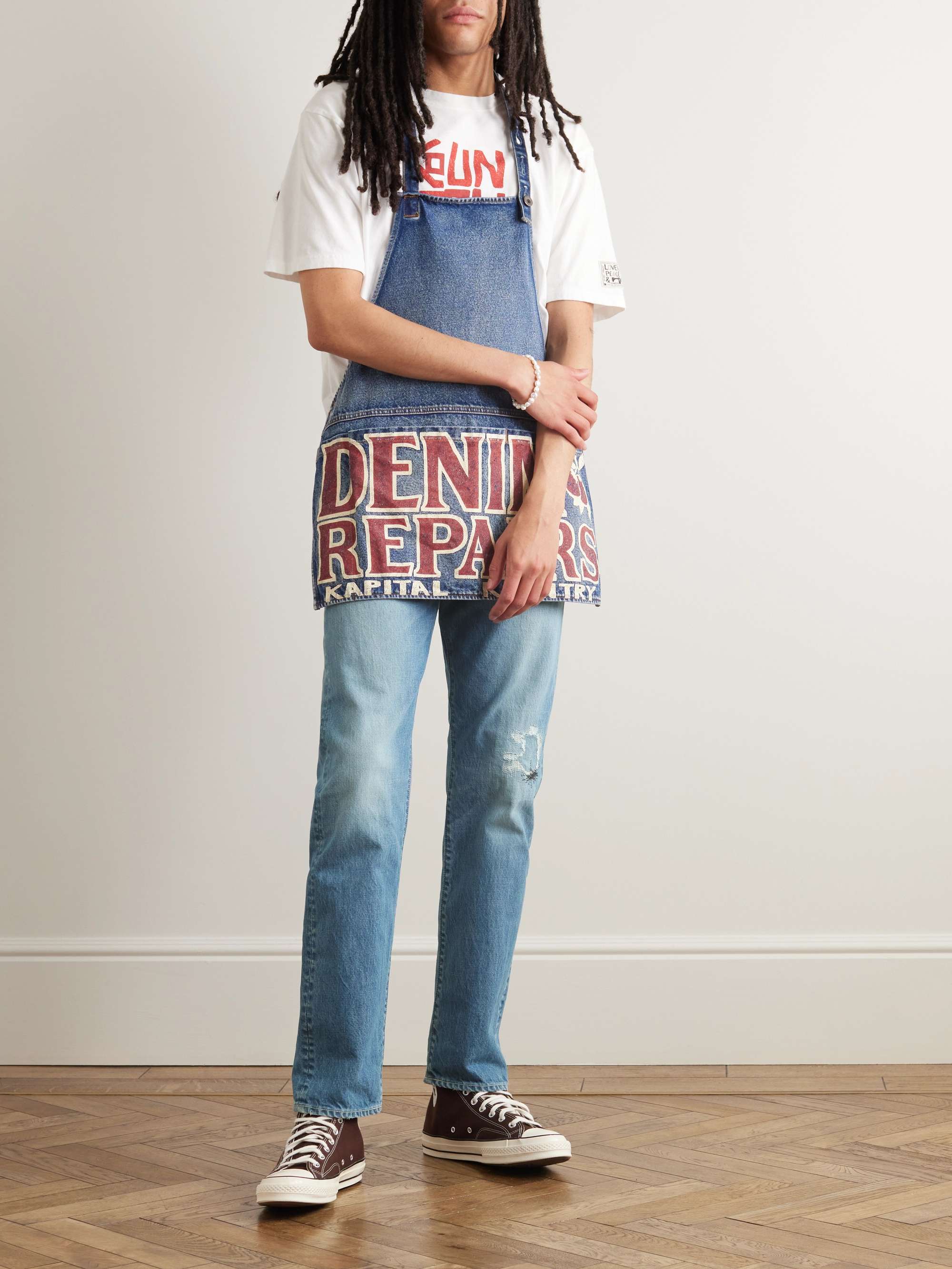 Monkey CISCO Slim-Fit Distressed Jeans view
