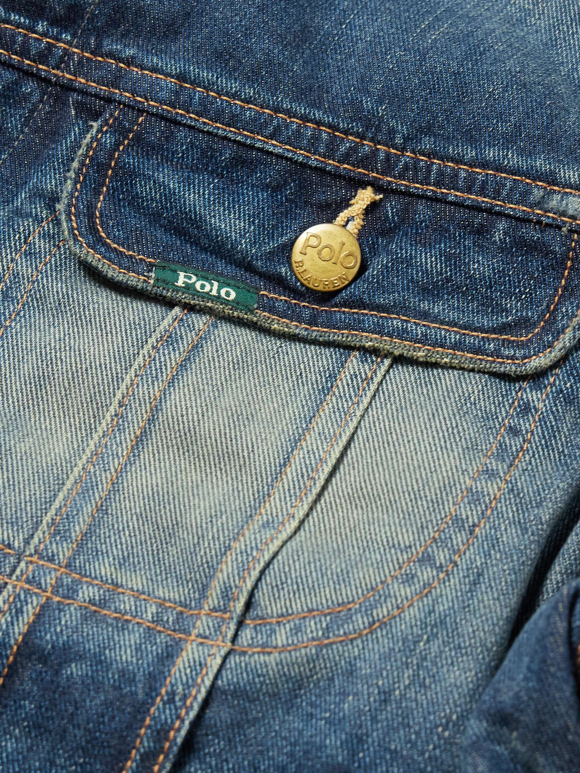 Polo Country Corduroy-Trimmed Denim Trucker Jacket view