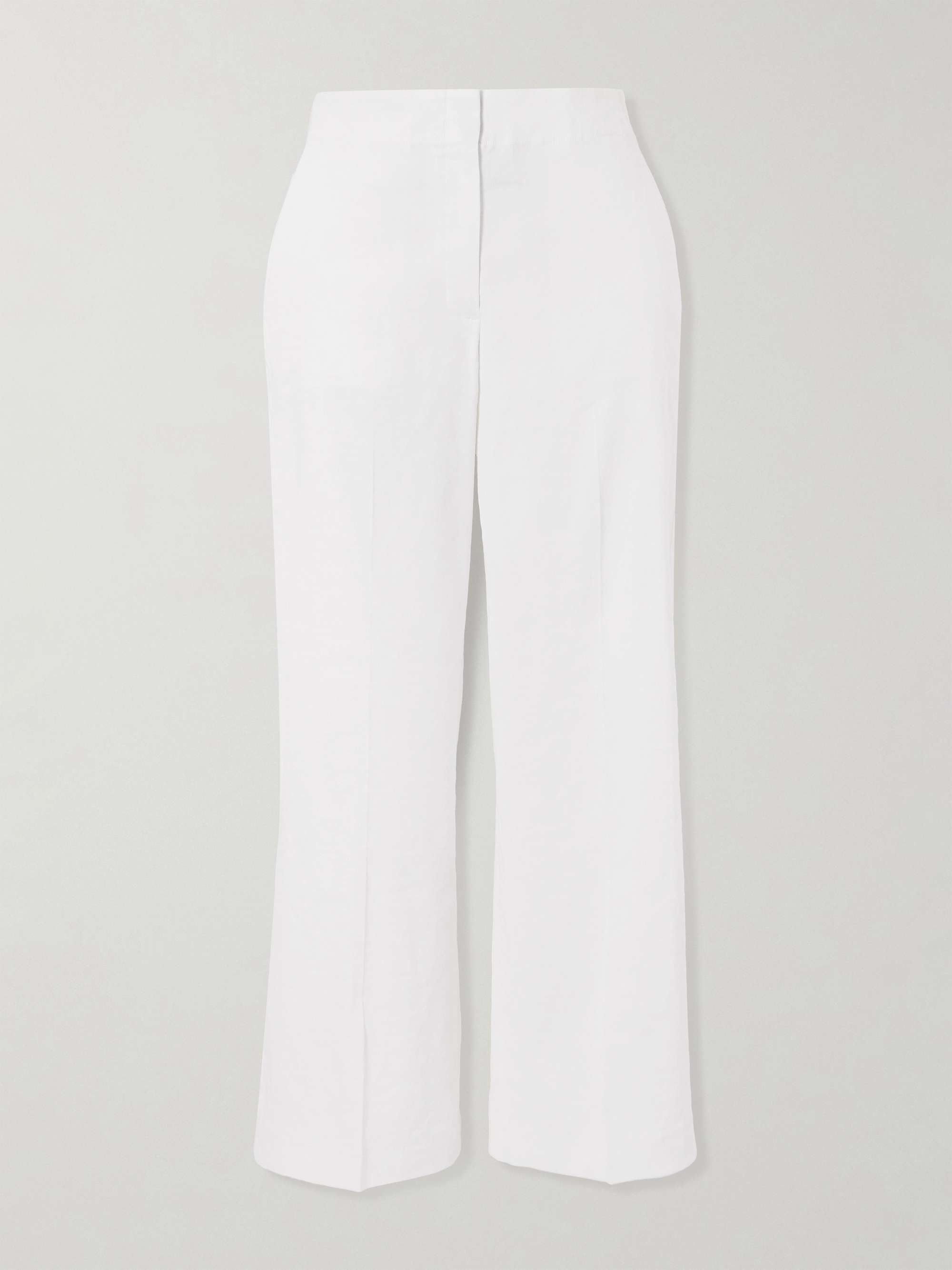 Terena cropped linen-blend wide-leg pants hero visual
