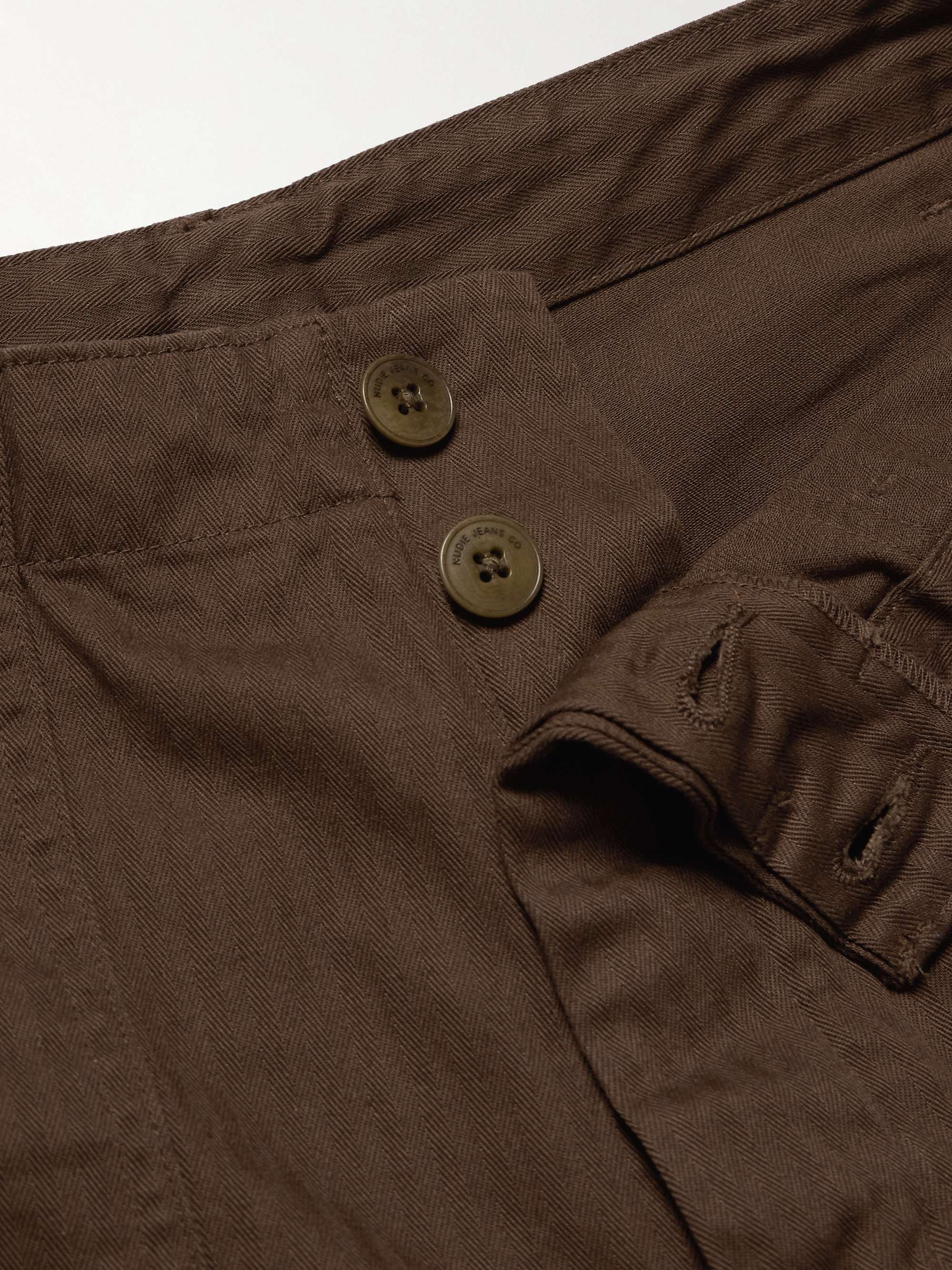 Tuff Tony Straight-Leg Organic Cotton-Twill Trousers view