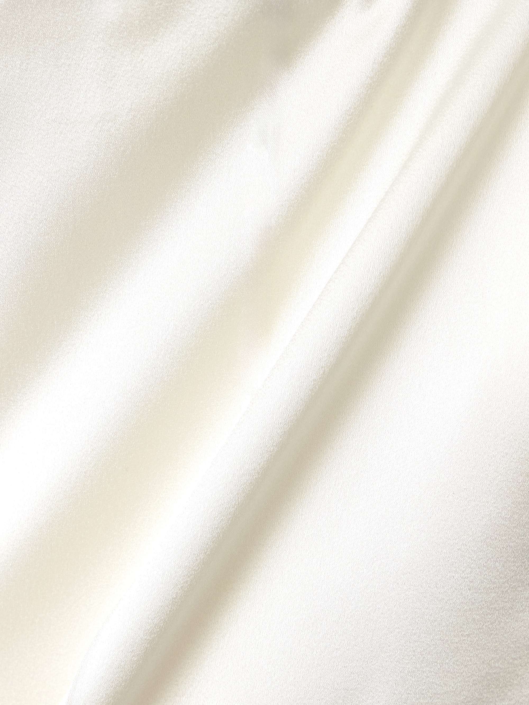 Wide-leg pleated crepe pants view