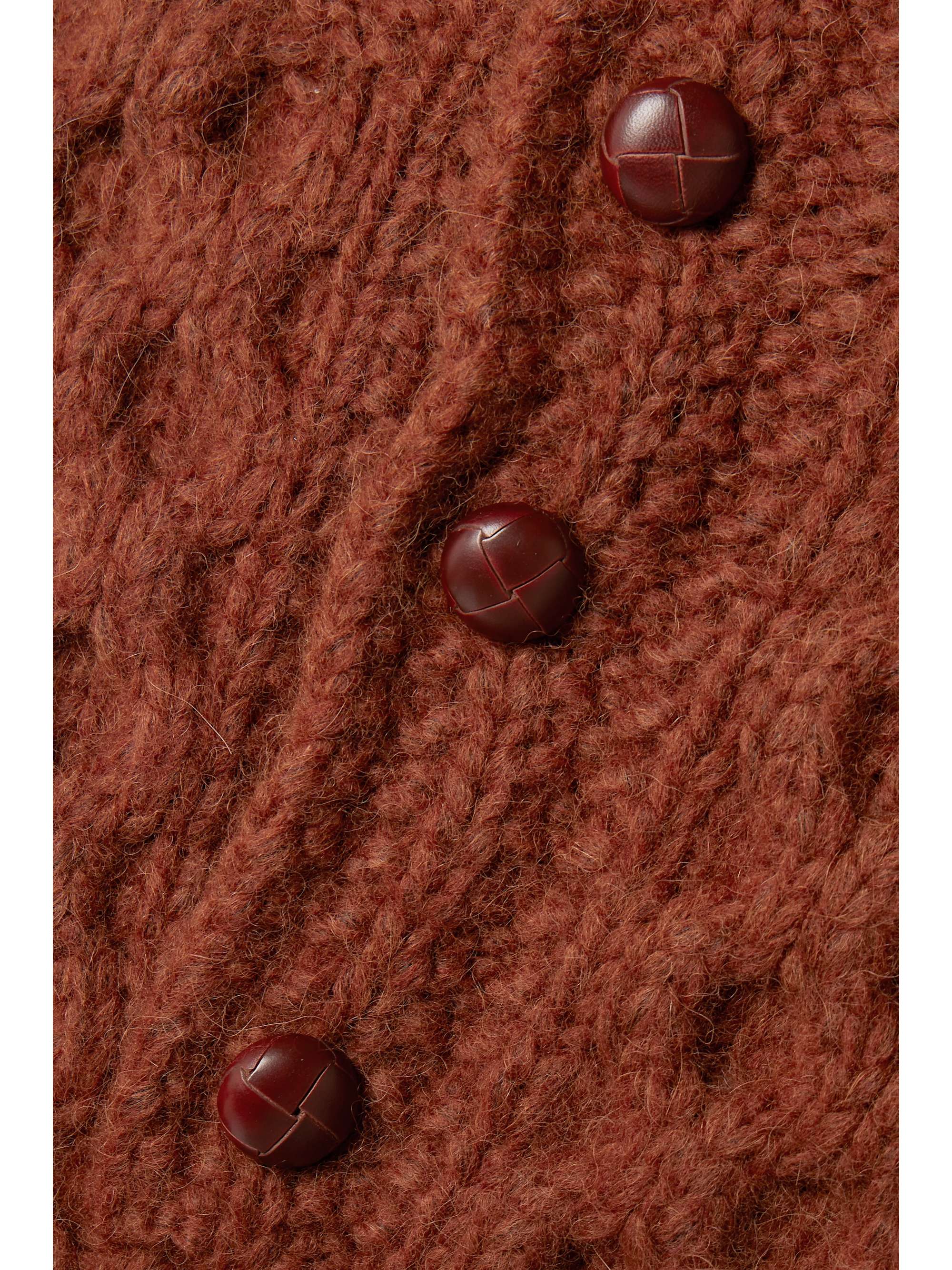Nuage cable-knit alpaca and merino wool-blend sweater view