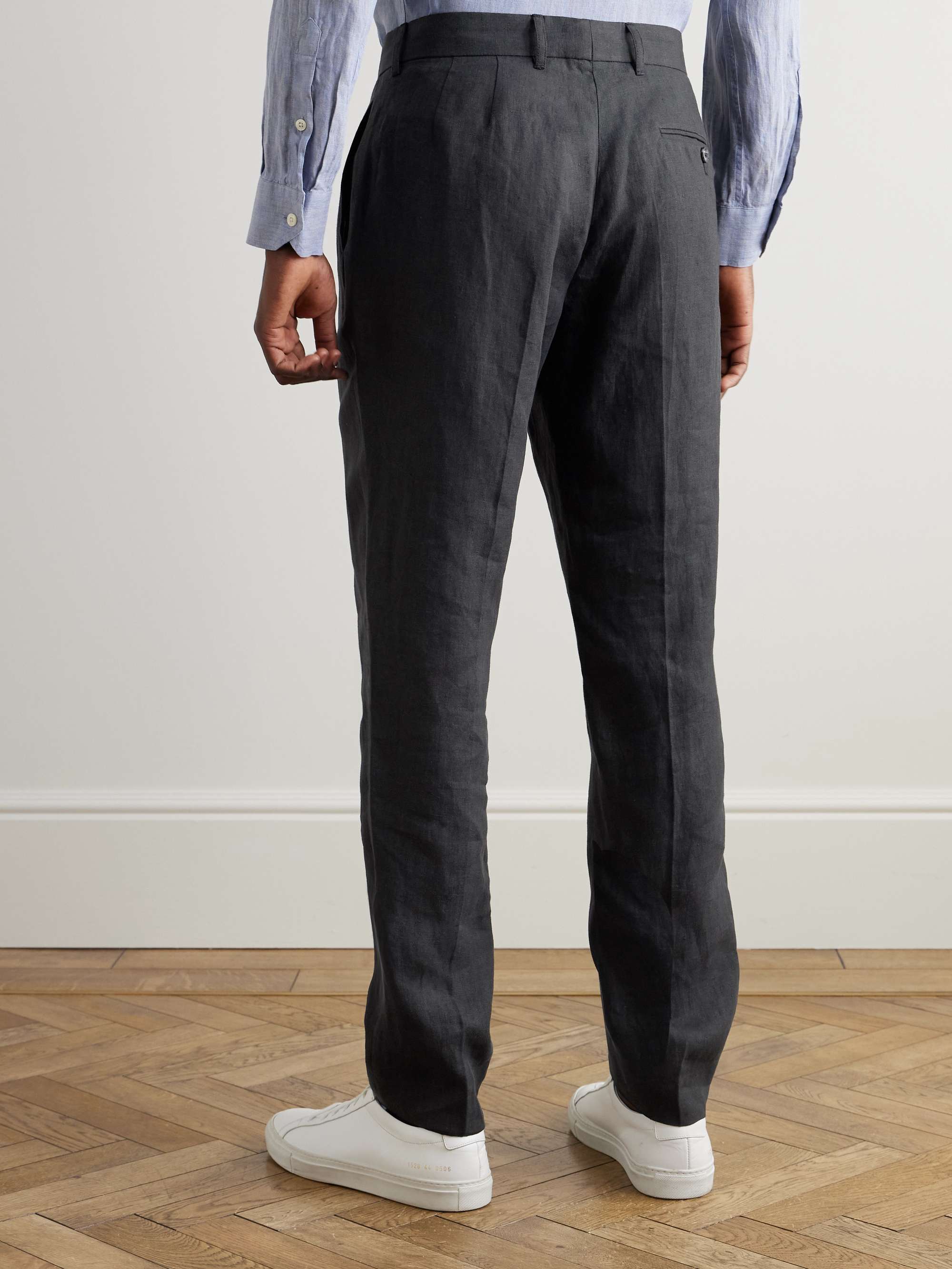 Affonso Tapered Linen Suit Trousers view