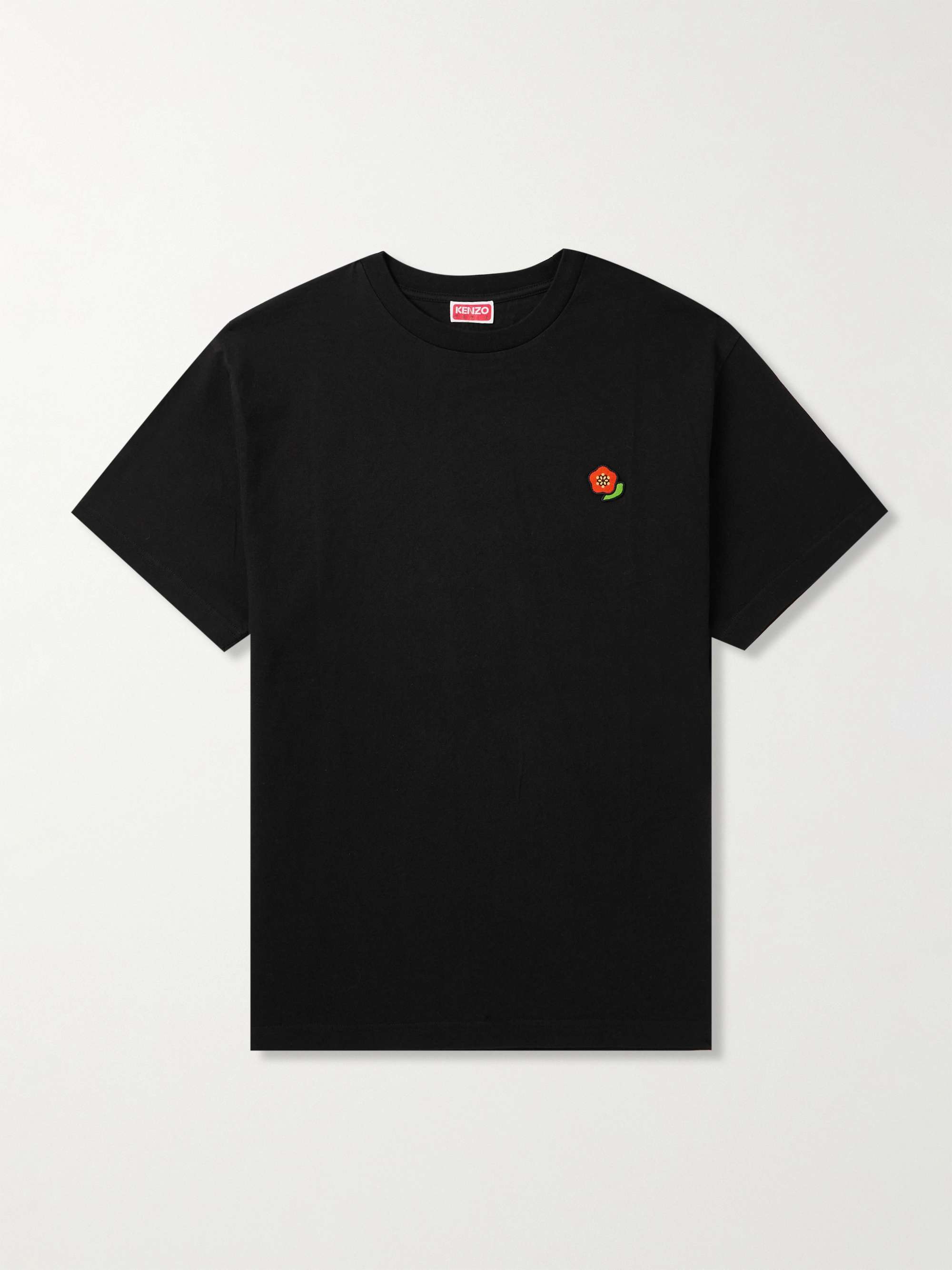 Logo-Embroidered Appliquéd Cotton-Jersey T-Shirt hero visual