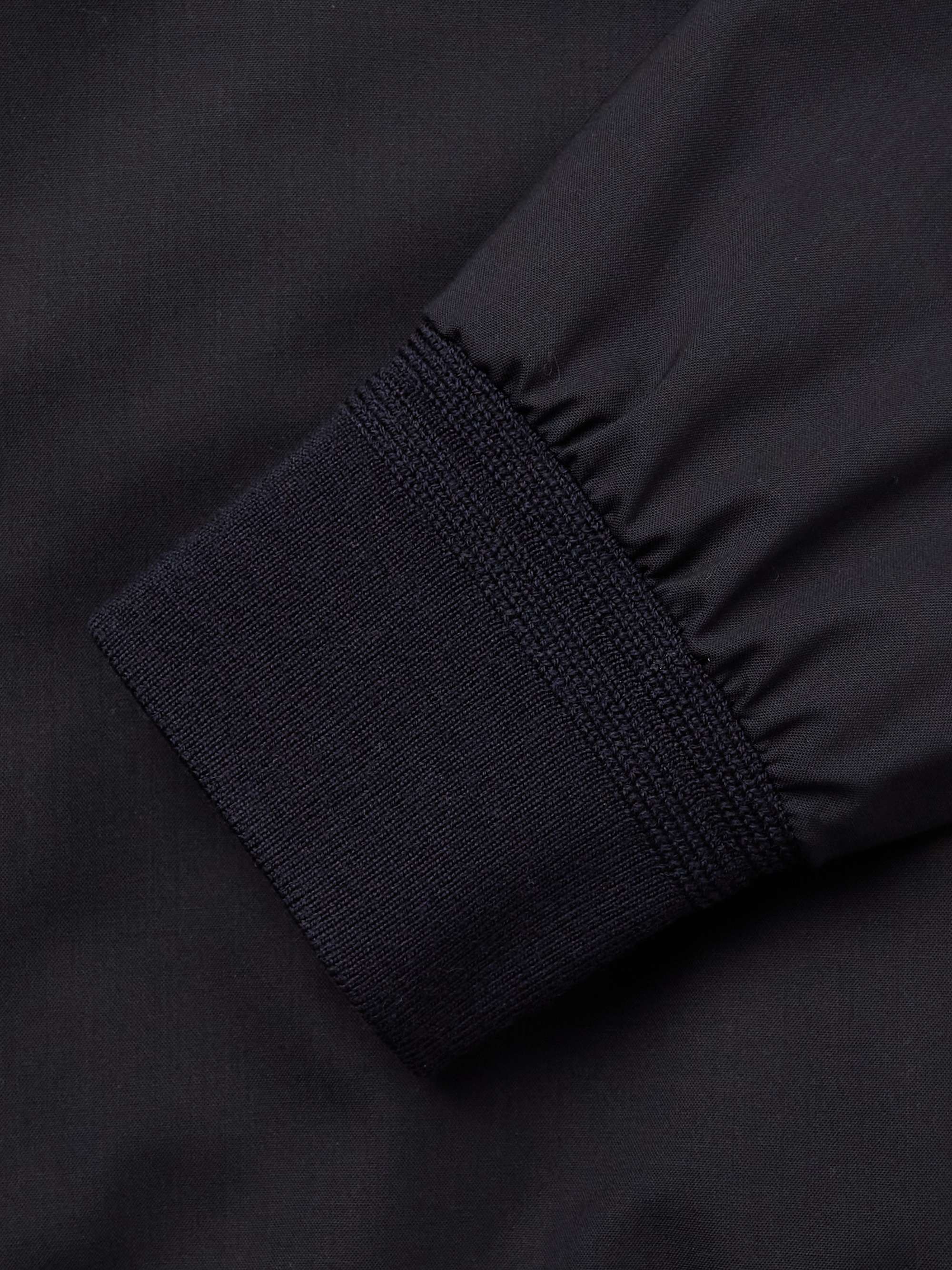 Wool-Shell Bomber Jacket view